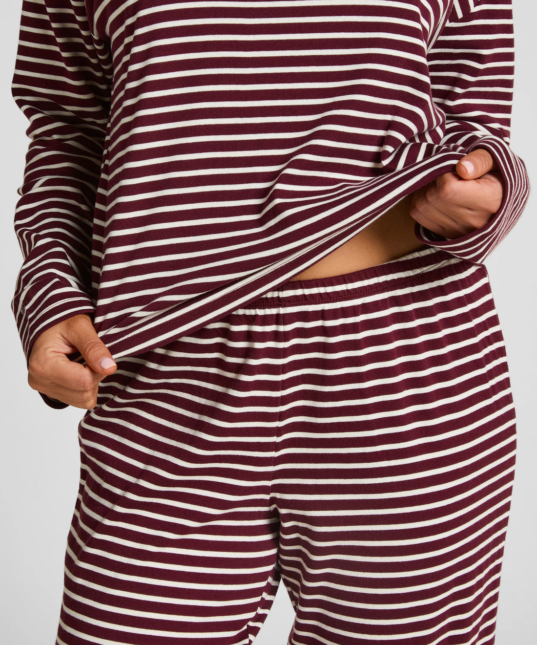 Hunkemoller_Purple_Pyjamaset Cotton Jersey_303652_Windsor Wine_02