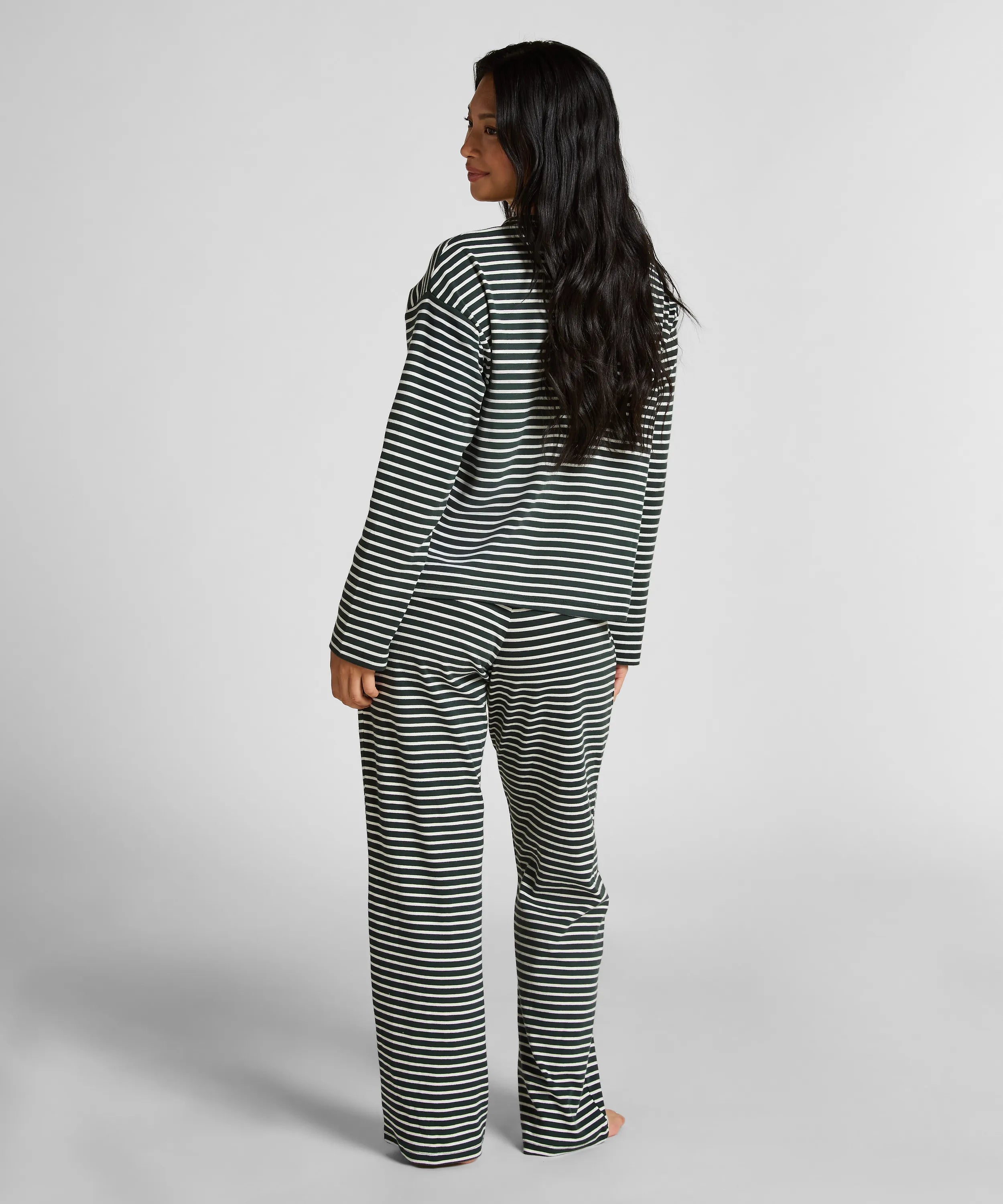 Hunkemoller_Green_Pyjamaset Cotton Jersey_303653_Green Gables_03