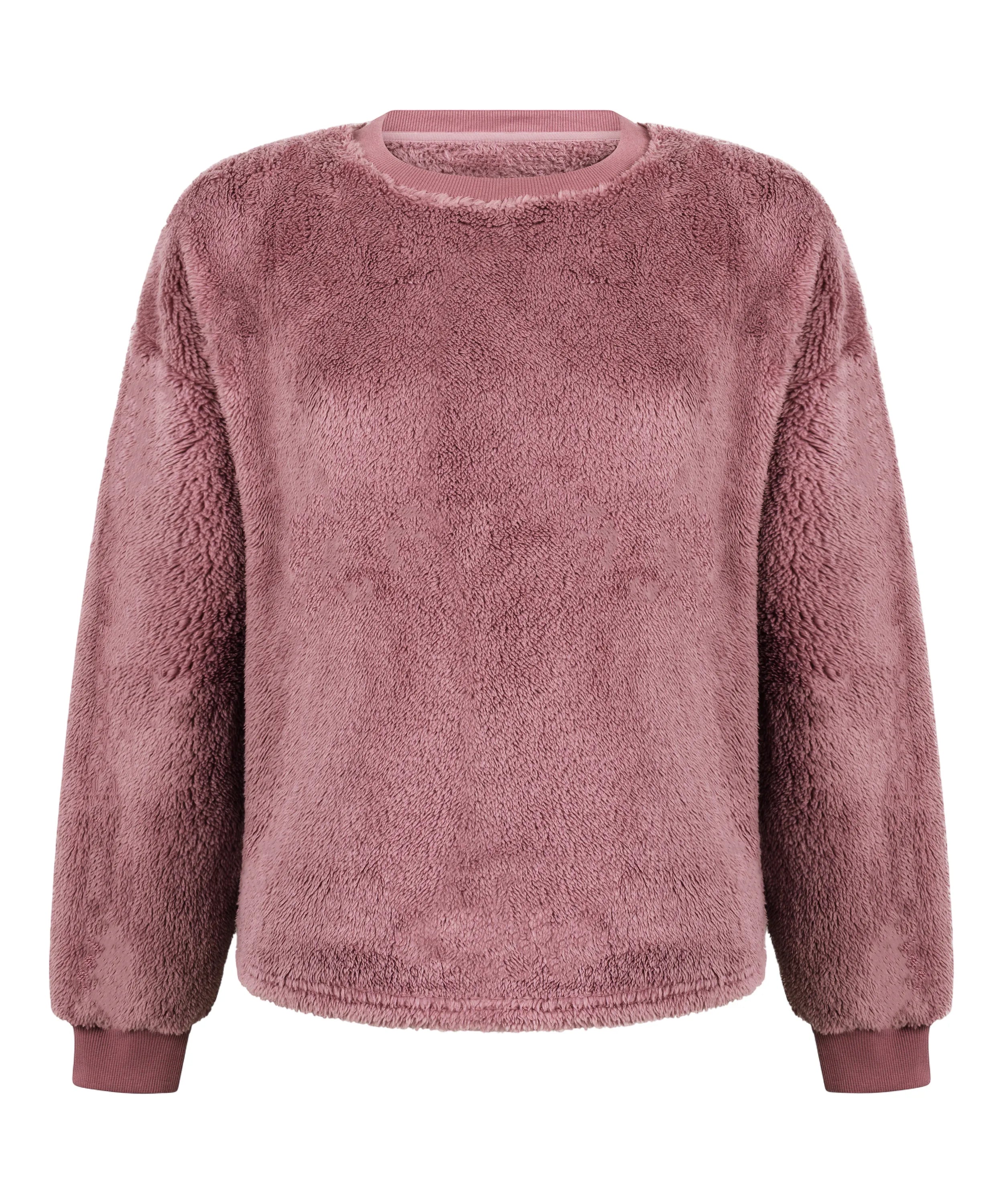 Hunkemoller_Pink_Longsleeved Top Fluffy Fleece_303660_Pink_05