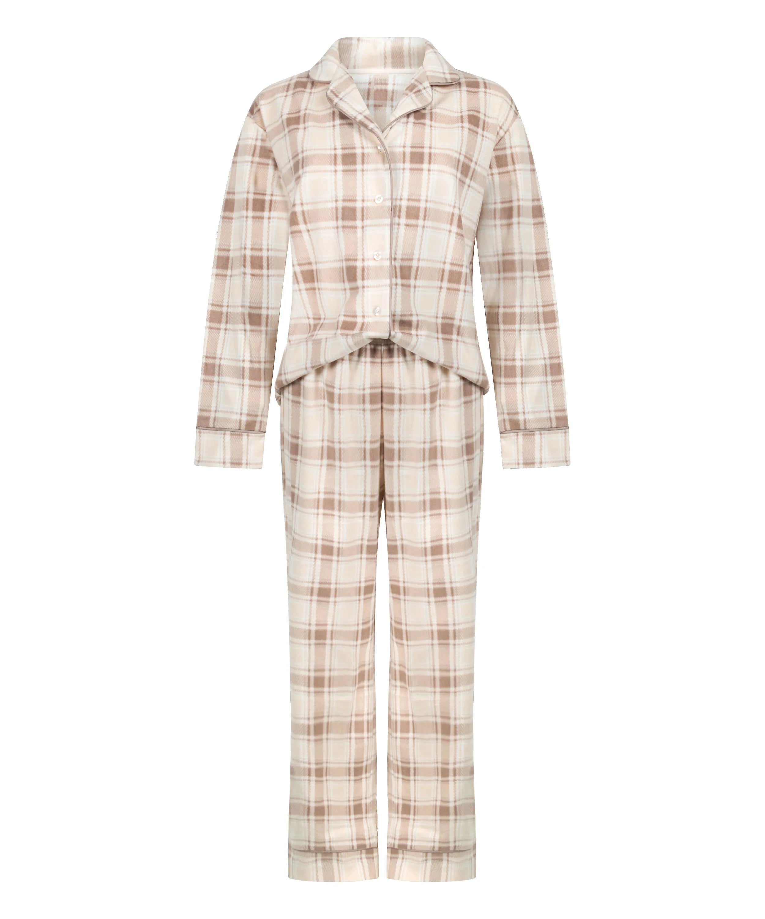 Hunkemoller_White_Pyjamaset Polar Fleece_303670_Whitecap Gray_07
