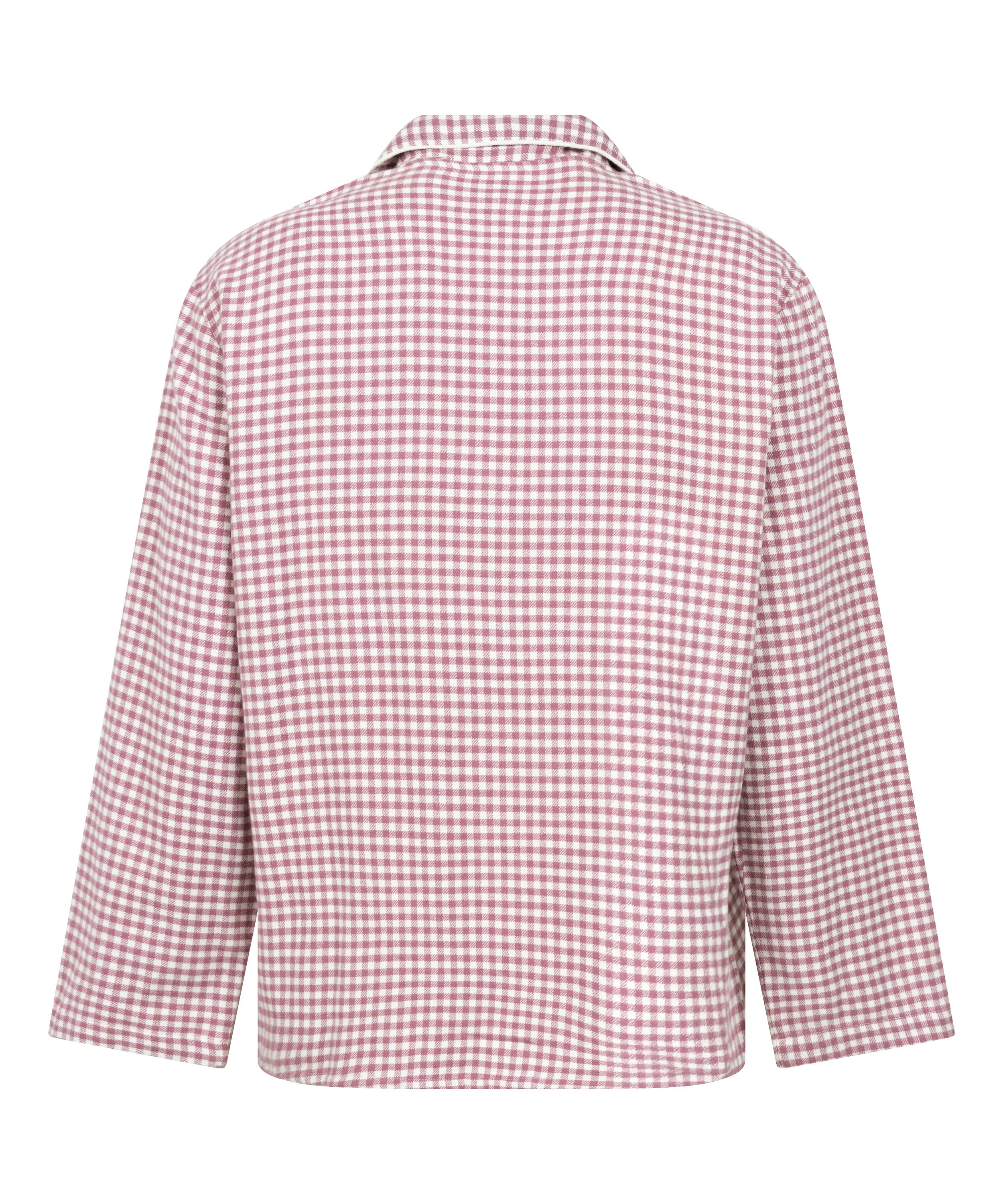 Hunkemoller_Purple_Essentials Flannel Pyjama Top_303679_Wistful Mauve_06