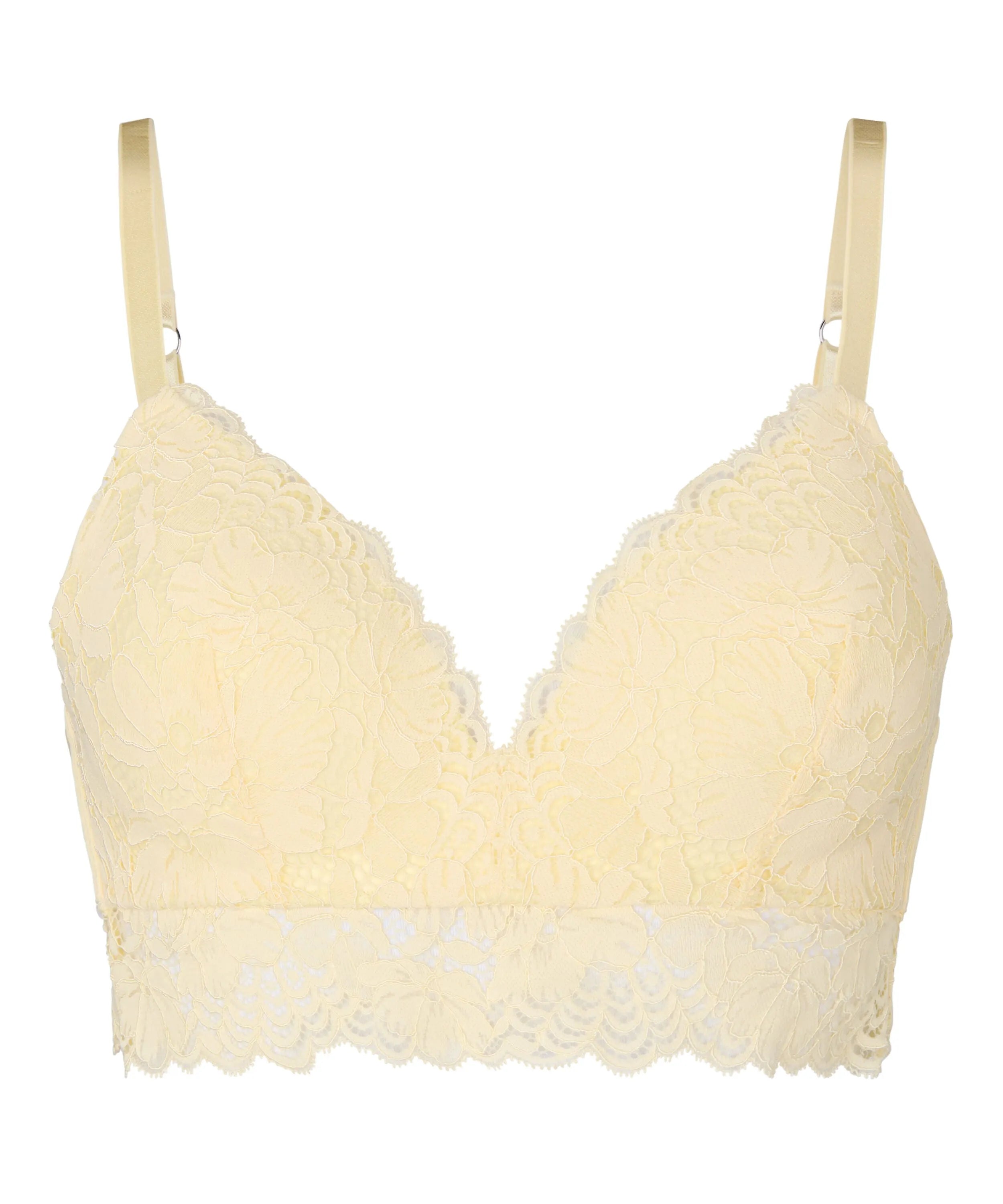 Hunkemoller Yellow Women Andrea Padded Non-Wired Bra SKU: 303942_Yellow Image 05