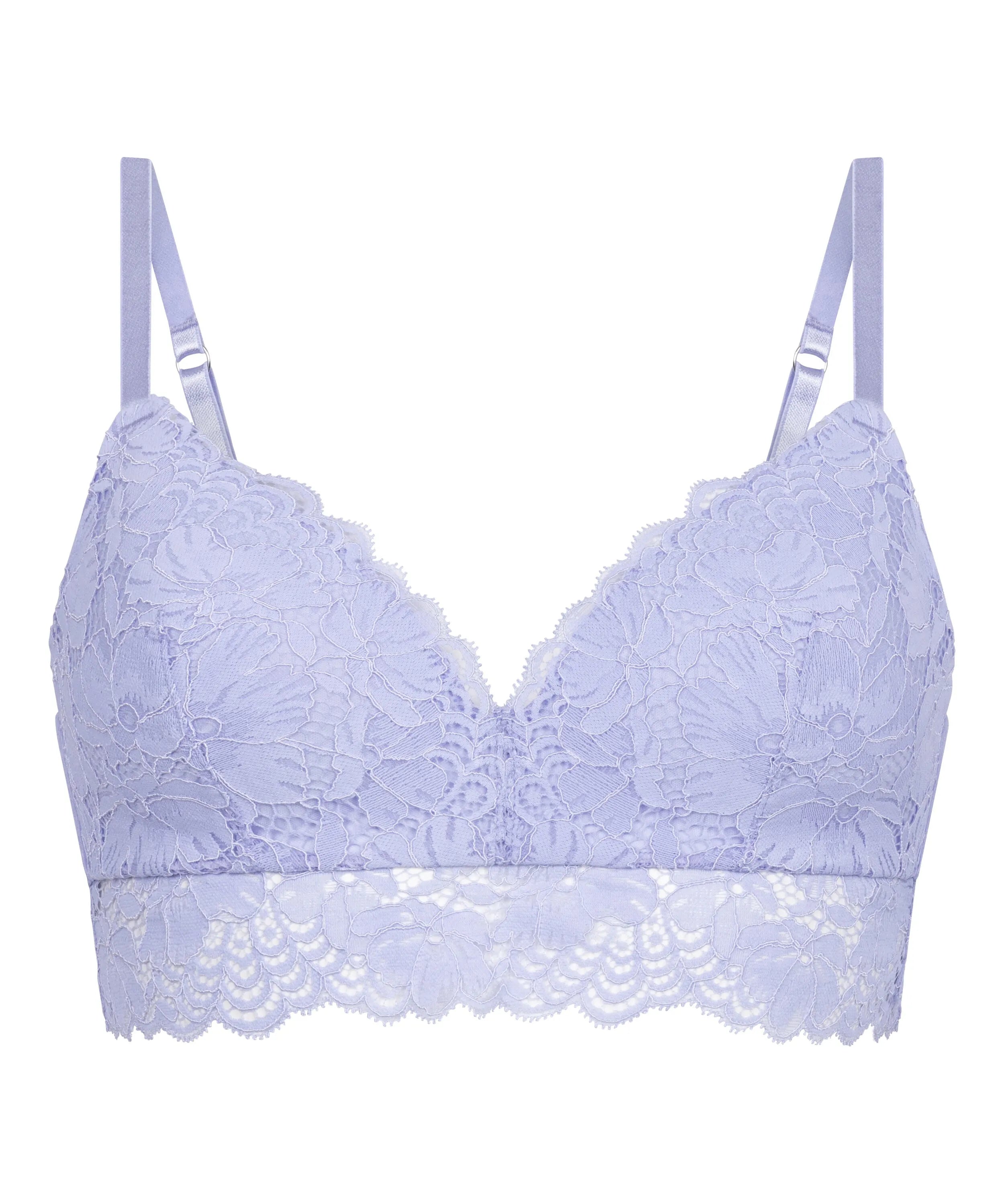 Hunkemoller Purple Women Andrea Padded Non-Wired Bra SKU: 303944_Purple Image 05