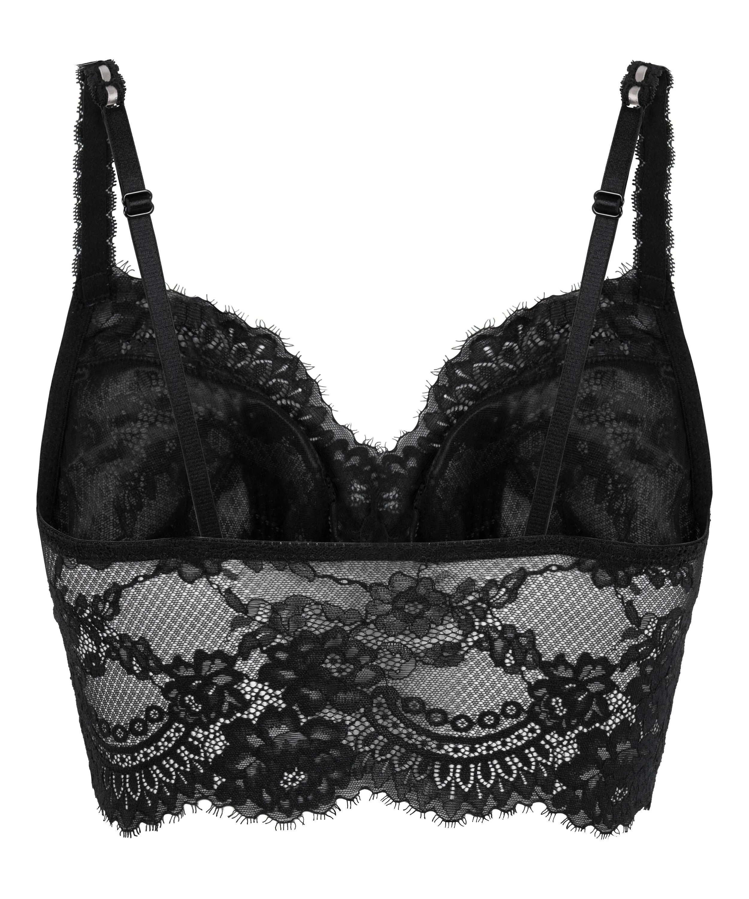 Hunkemoller Black Women Dorothy Bralette SKU: 303965_Black Image 06