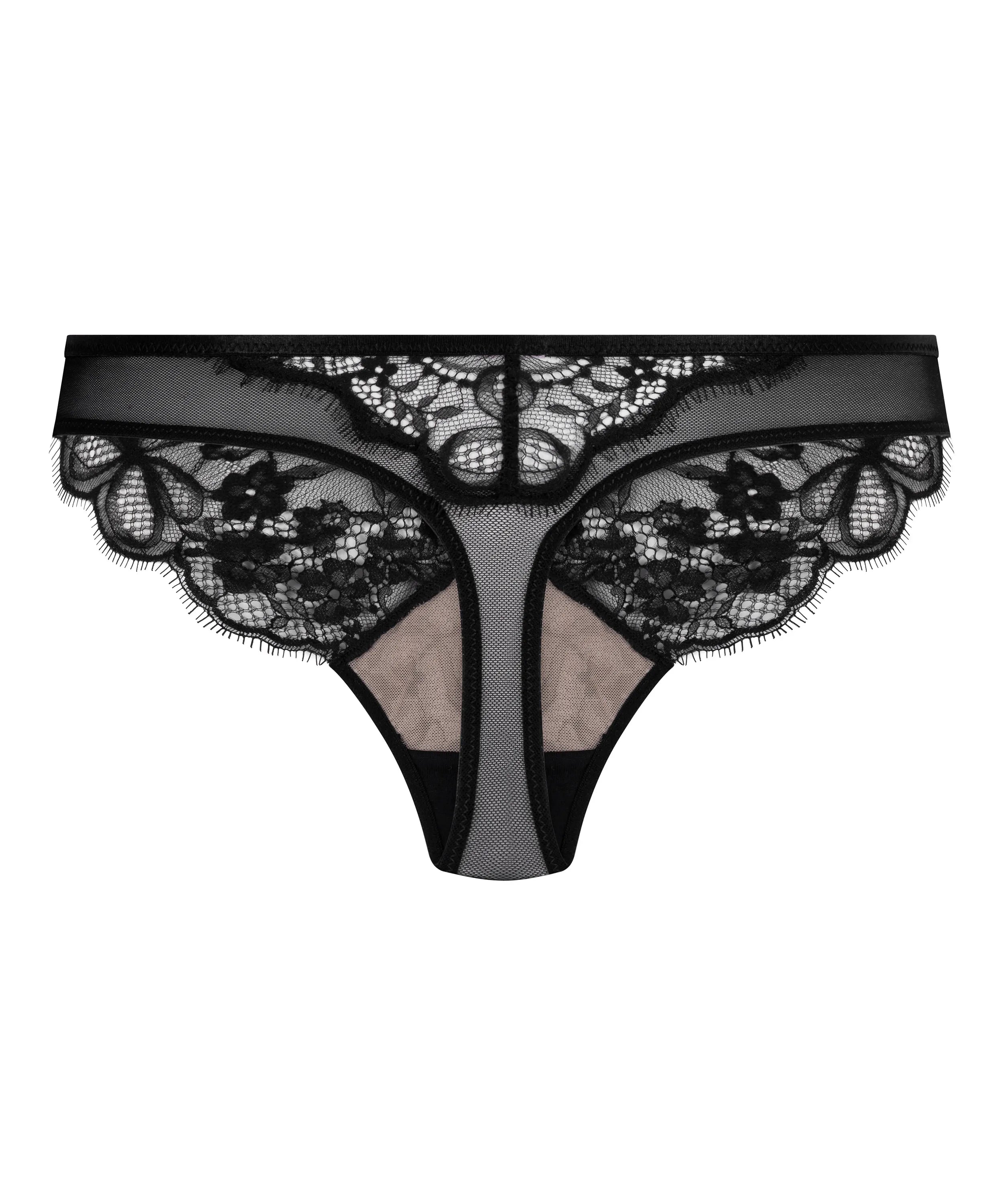 Hunkemoller Caviar Women Prina Thong SKU: 303976_Caviar Image 05
