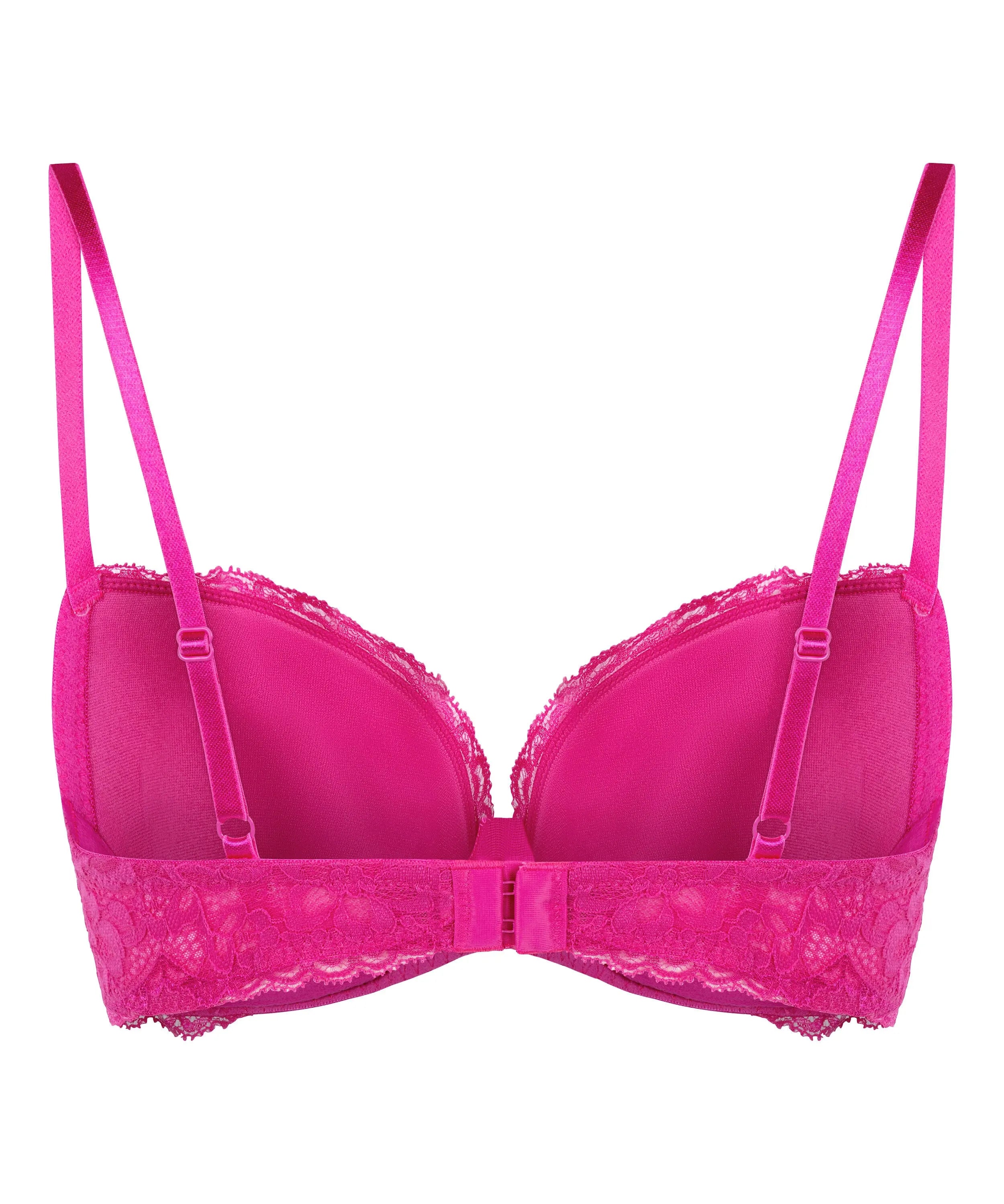 Hunkemoller Pink Women Marine Padded Underwired Bra SKU: 304030_Pink Image 06
