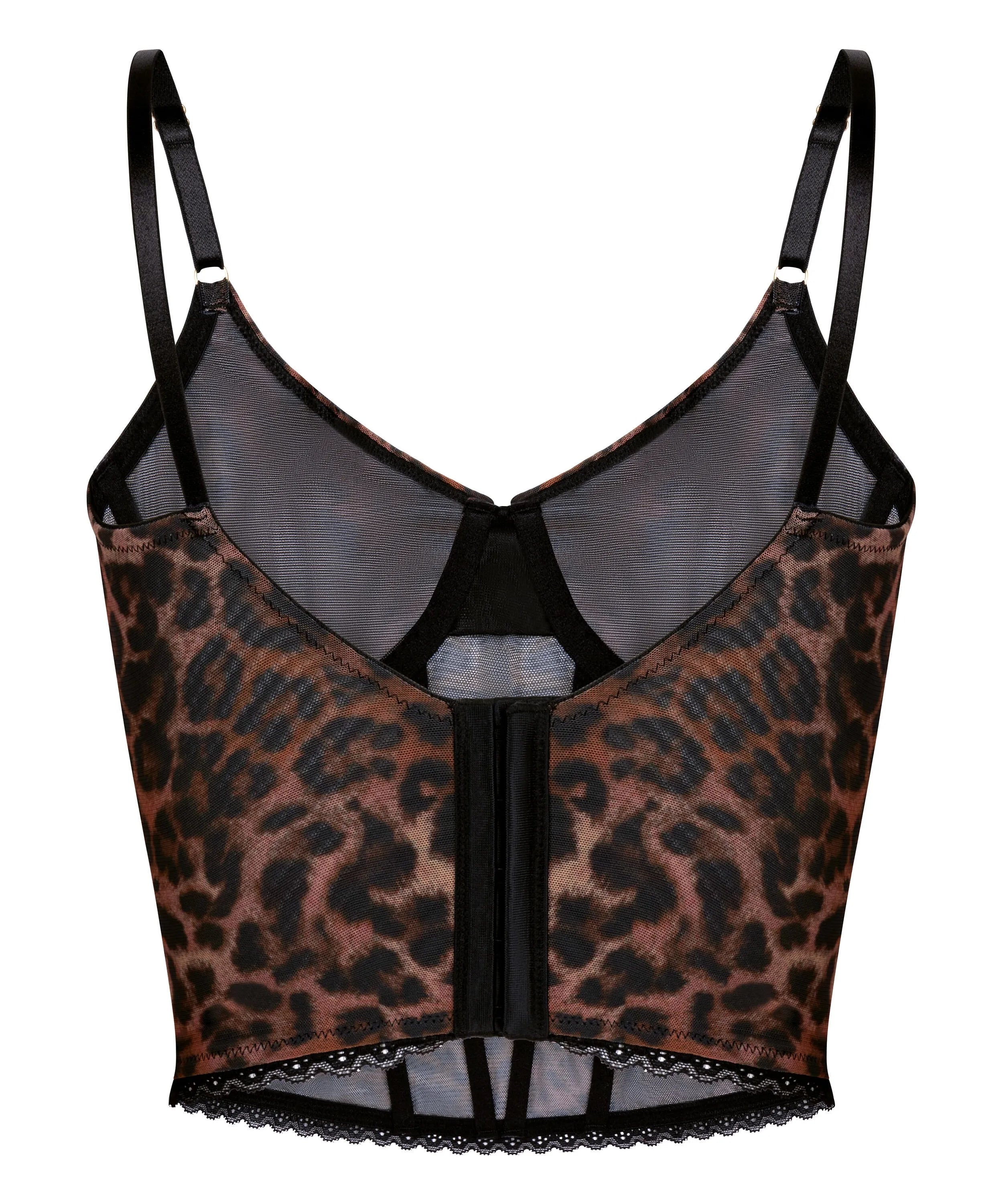 Hunkemoller Brown Women Ella Non-Padded Underwired Bra SKU: 304127_Brown Image 06