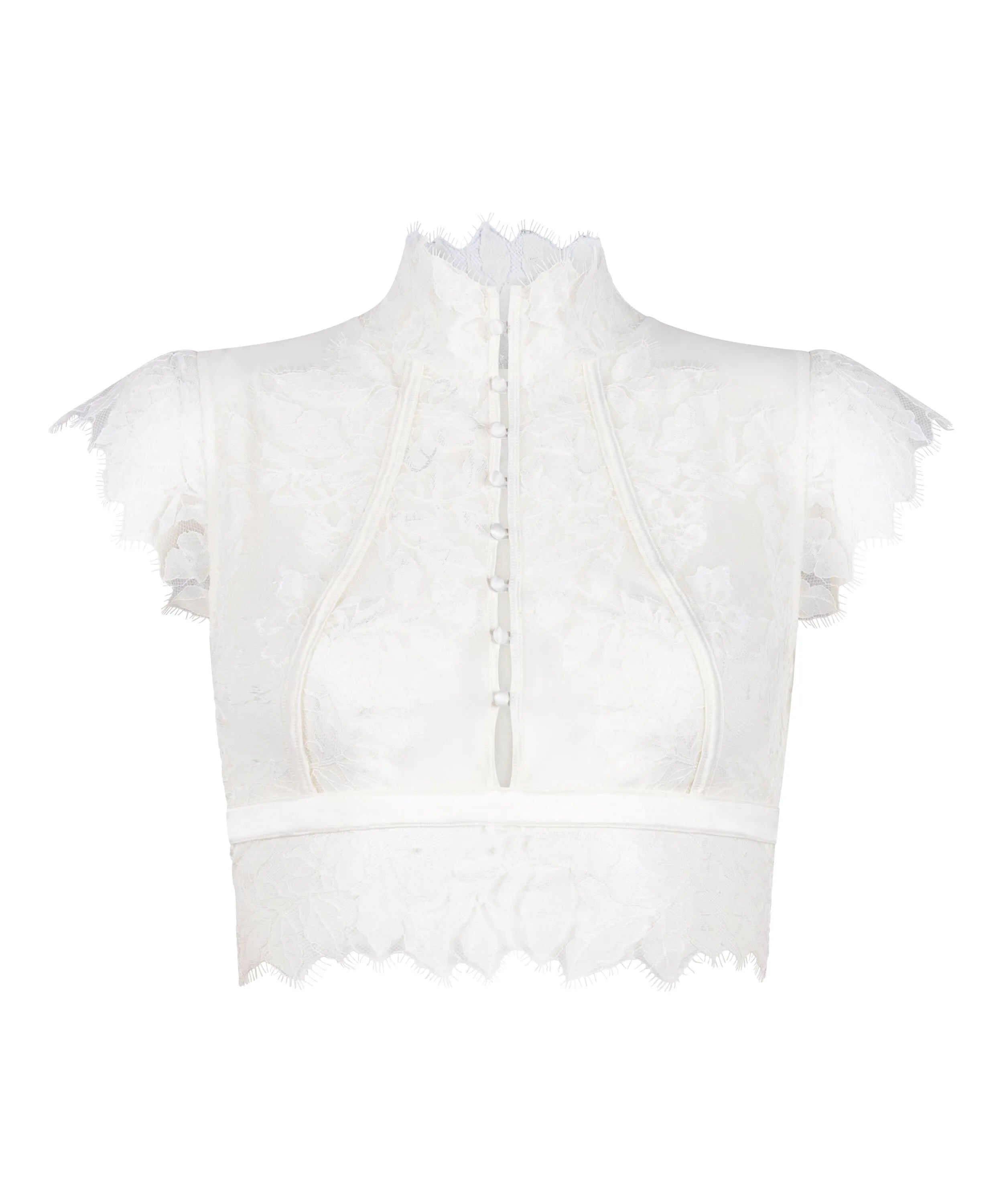Hunkemoller White Women Amelia Bralette SKU: 304136_White Image 06
