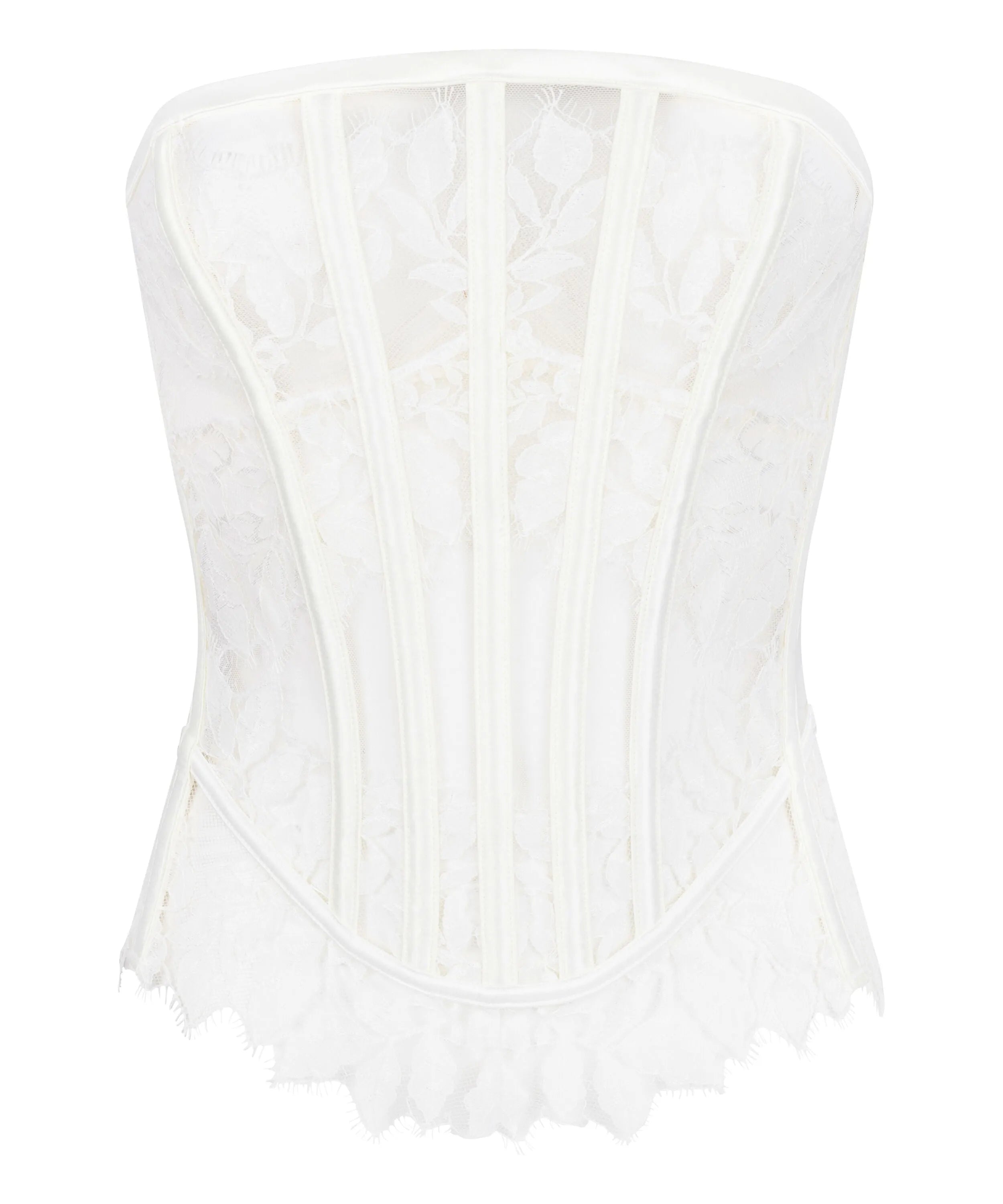 Hunkemoller White Women Chalice Corset SKU: 304138_White Image 05