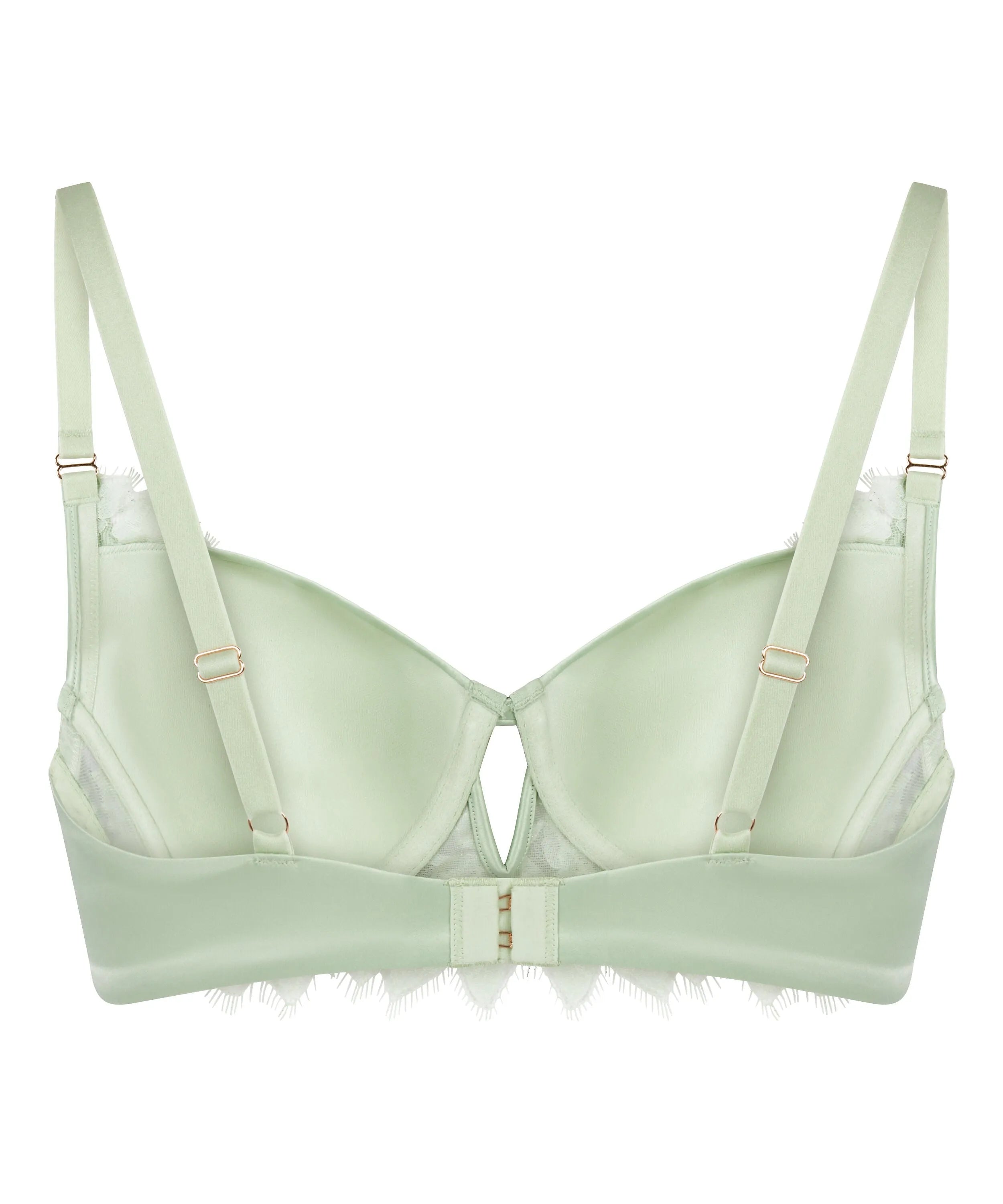Hunkemoller Green Women Malou Padded Underwired Bra SKU: 304140_Green Image 06