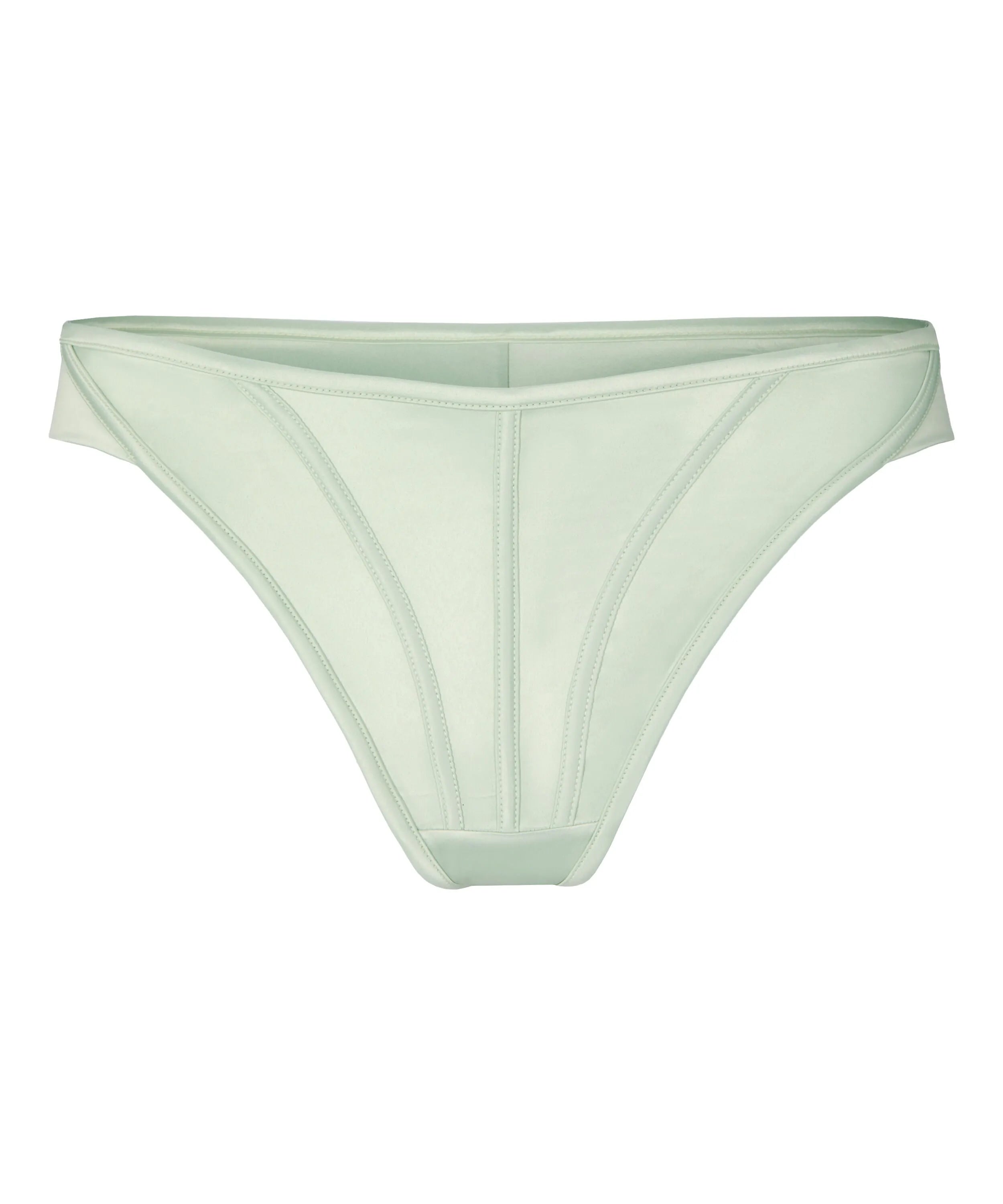 Hunkemoller Green Women Britt Highleg Thong SKU: 304161_Green Image 04