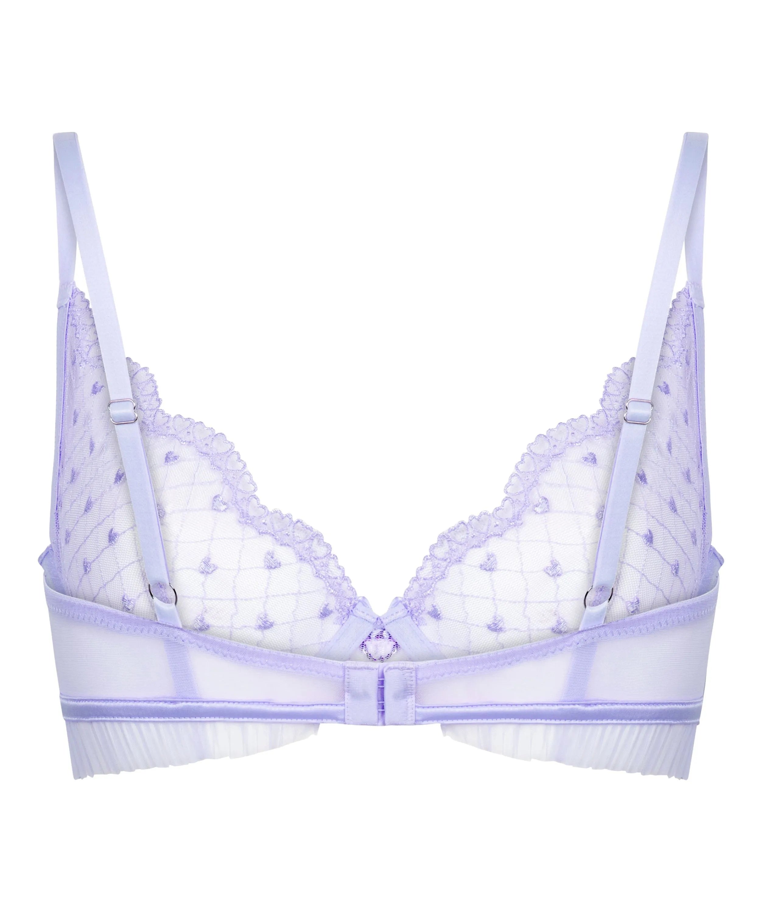 Hunkemoller Purple Women Cordelie Non-Padded Underwired Bra SKU: 304165_Purple Image 06