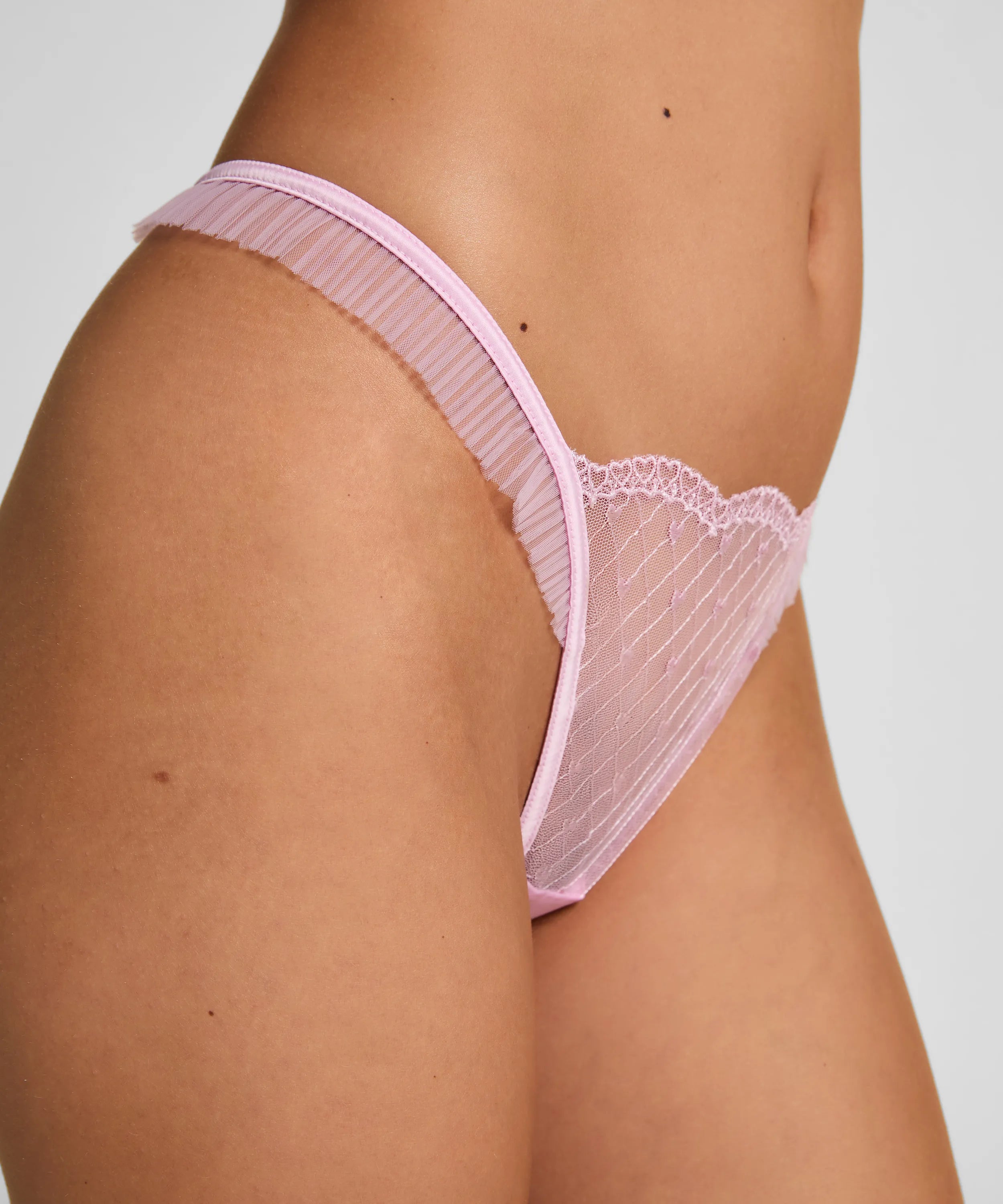 Hunkemoller Pirouette Women Cordelie Highleg Thong SKU: 304168_Pirouette Image 03