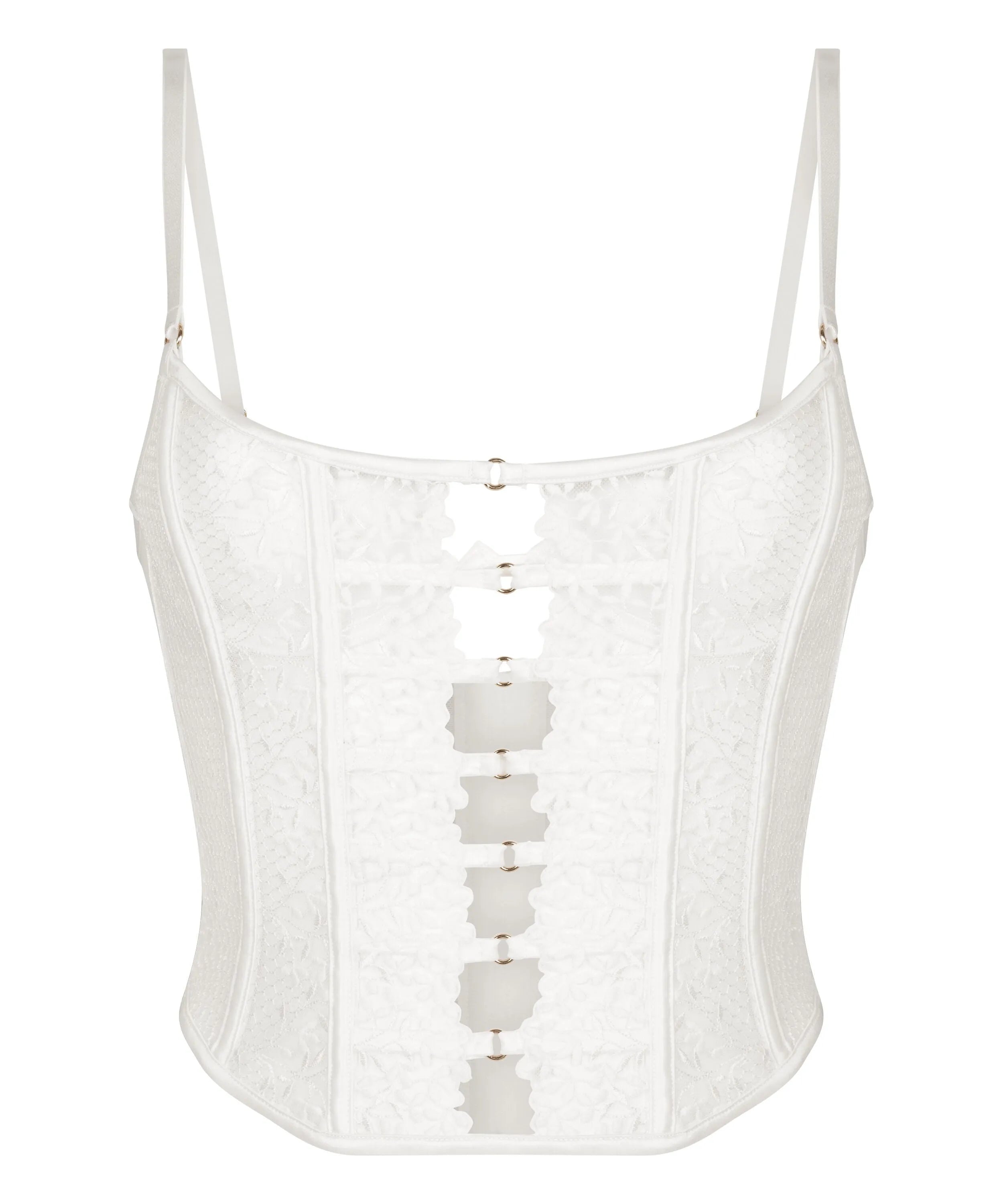 Hunkemoller White Women Kristina Bustier SKU: 304174_White Image 05
