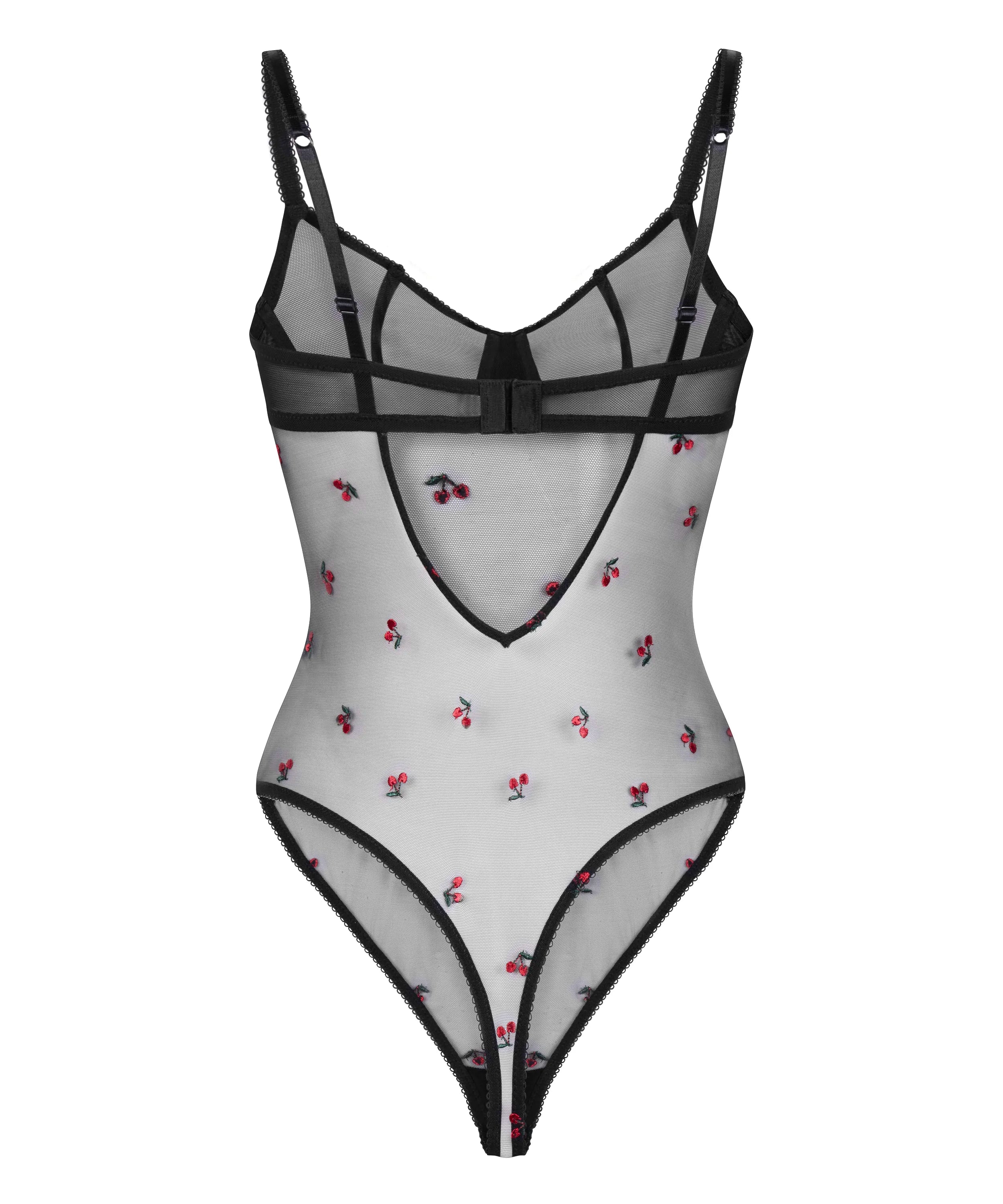 Hunkemoller Caviar Women Chelsey Body in Different Cup Sizes SKU: 304176_Caviar Image 08