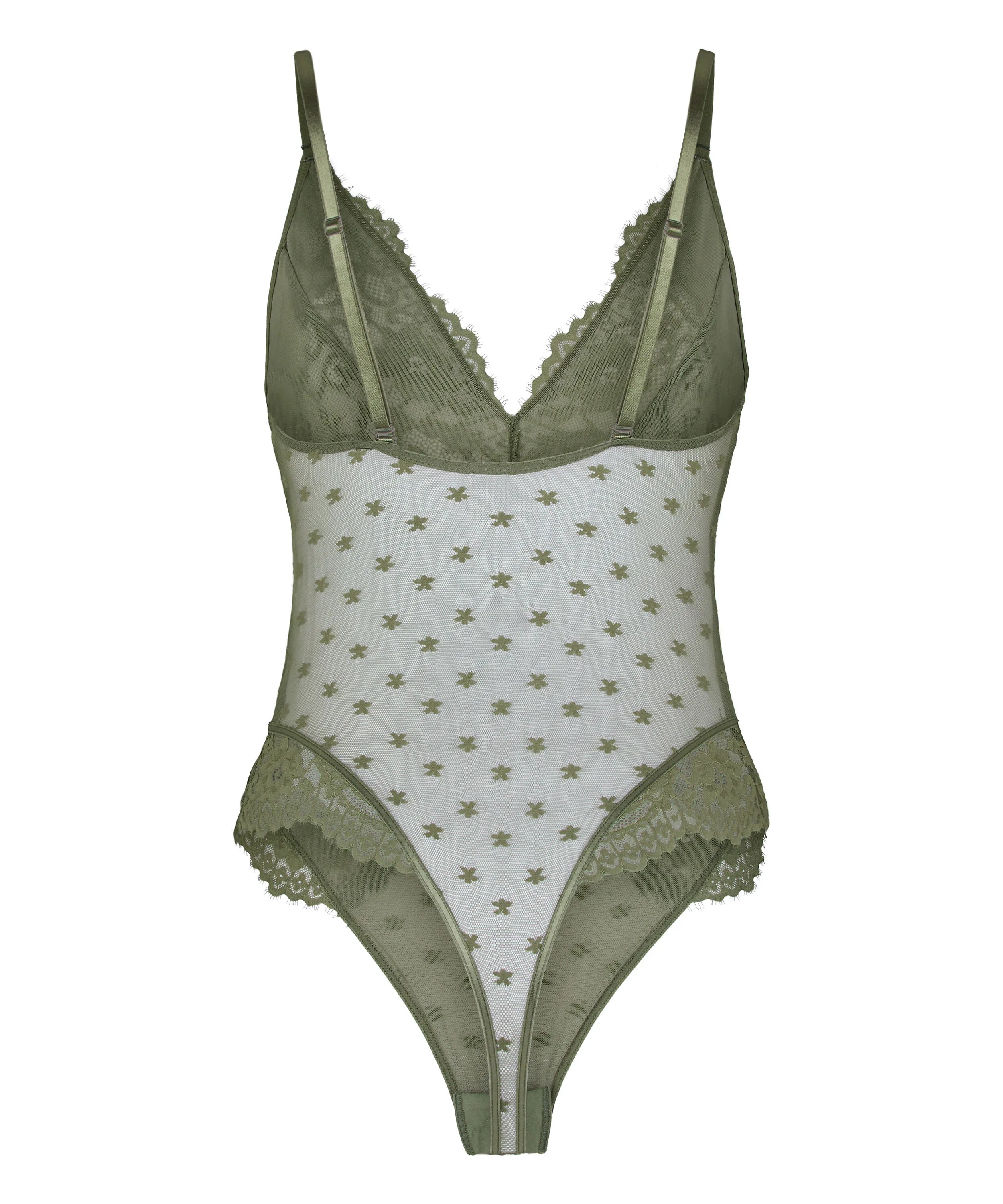 Hunkemoller Green Women Valora Body SKU: 304332_Green Image 05