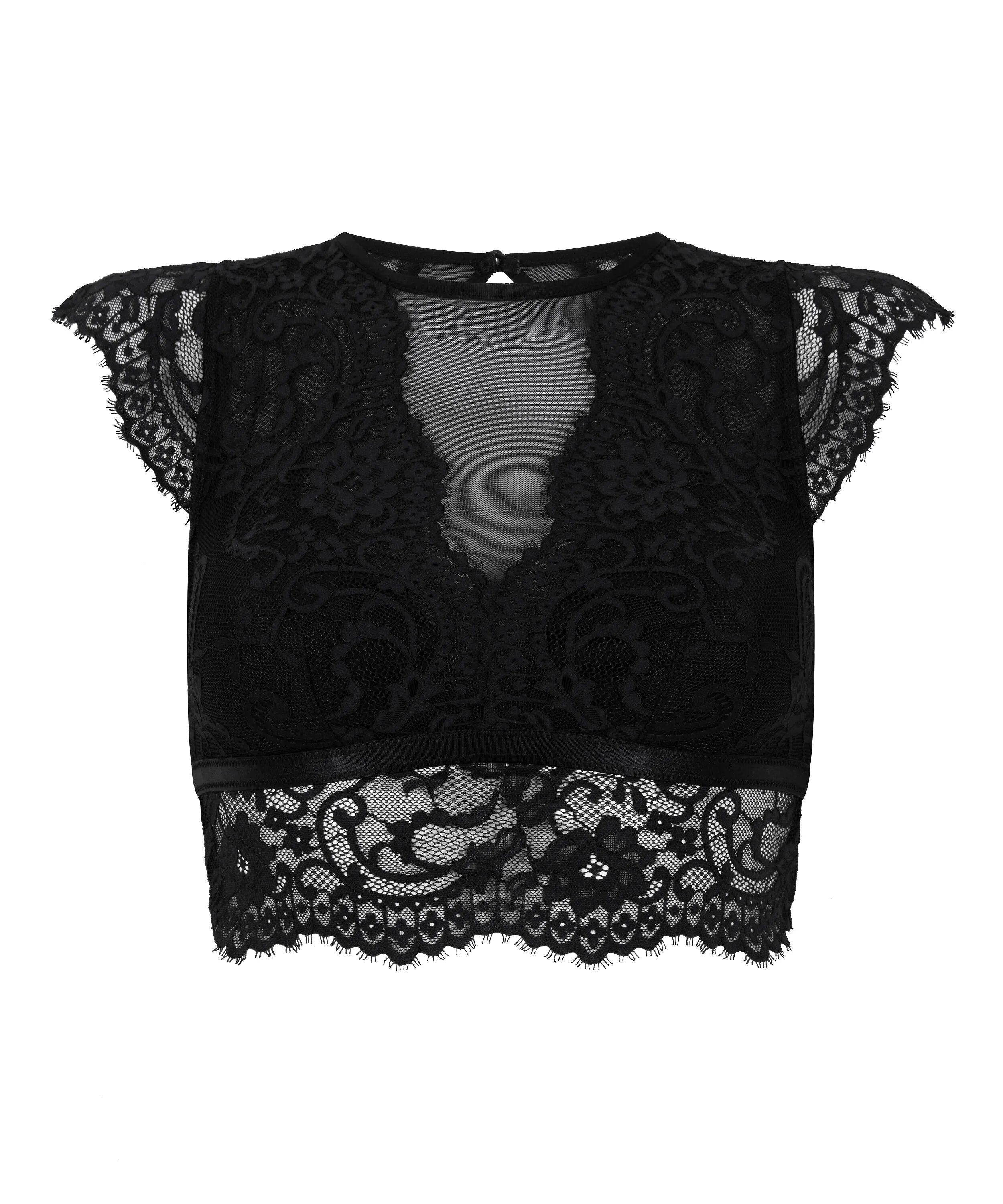Hunkemoller Black Women Valora Bralette SKU: 304333_Black Image 05