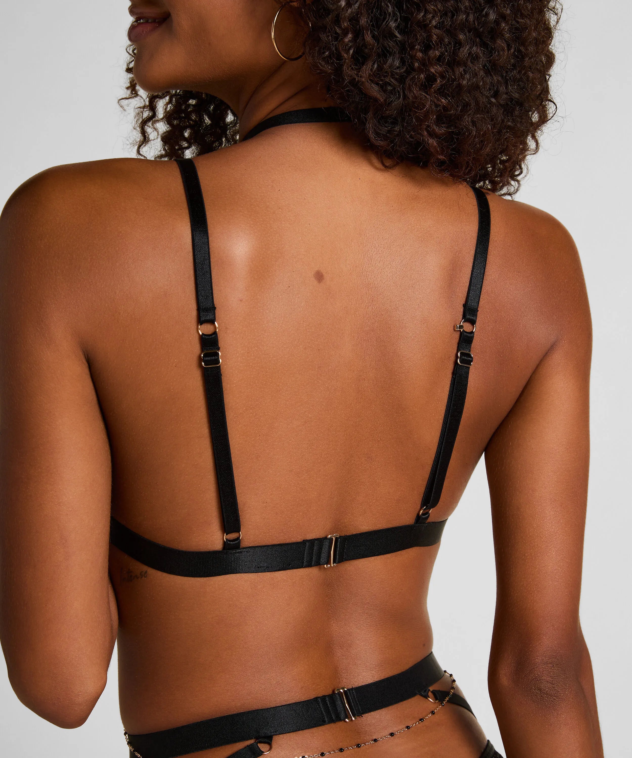 Hunkemoller Black Women Applique Harness SKU: 304470_Black Image 05