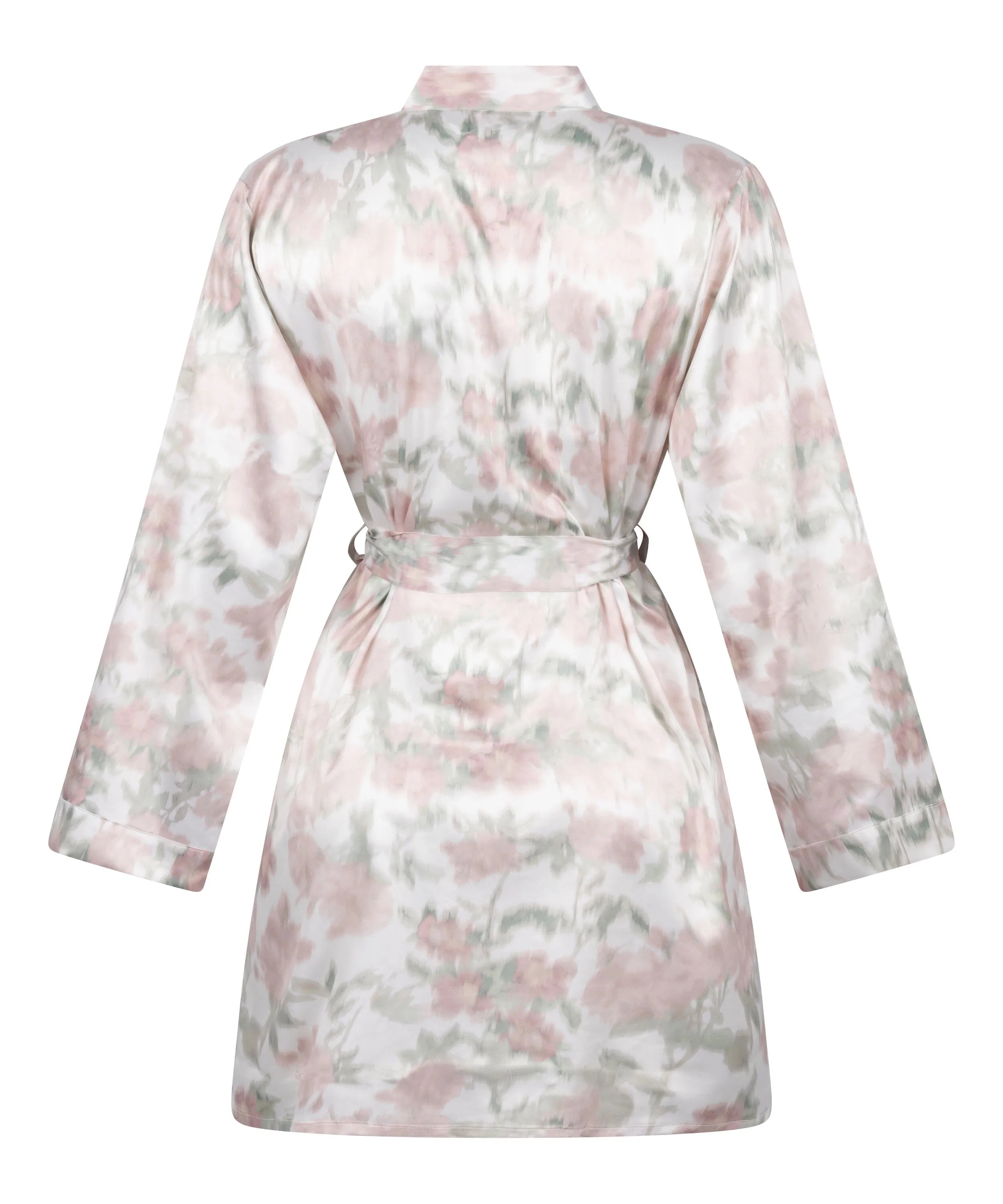 Hunkemoller White Women Floral Kimono SKU: 304579_White Image 05