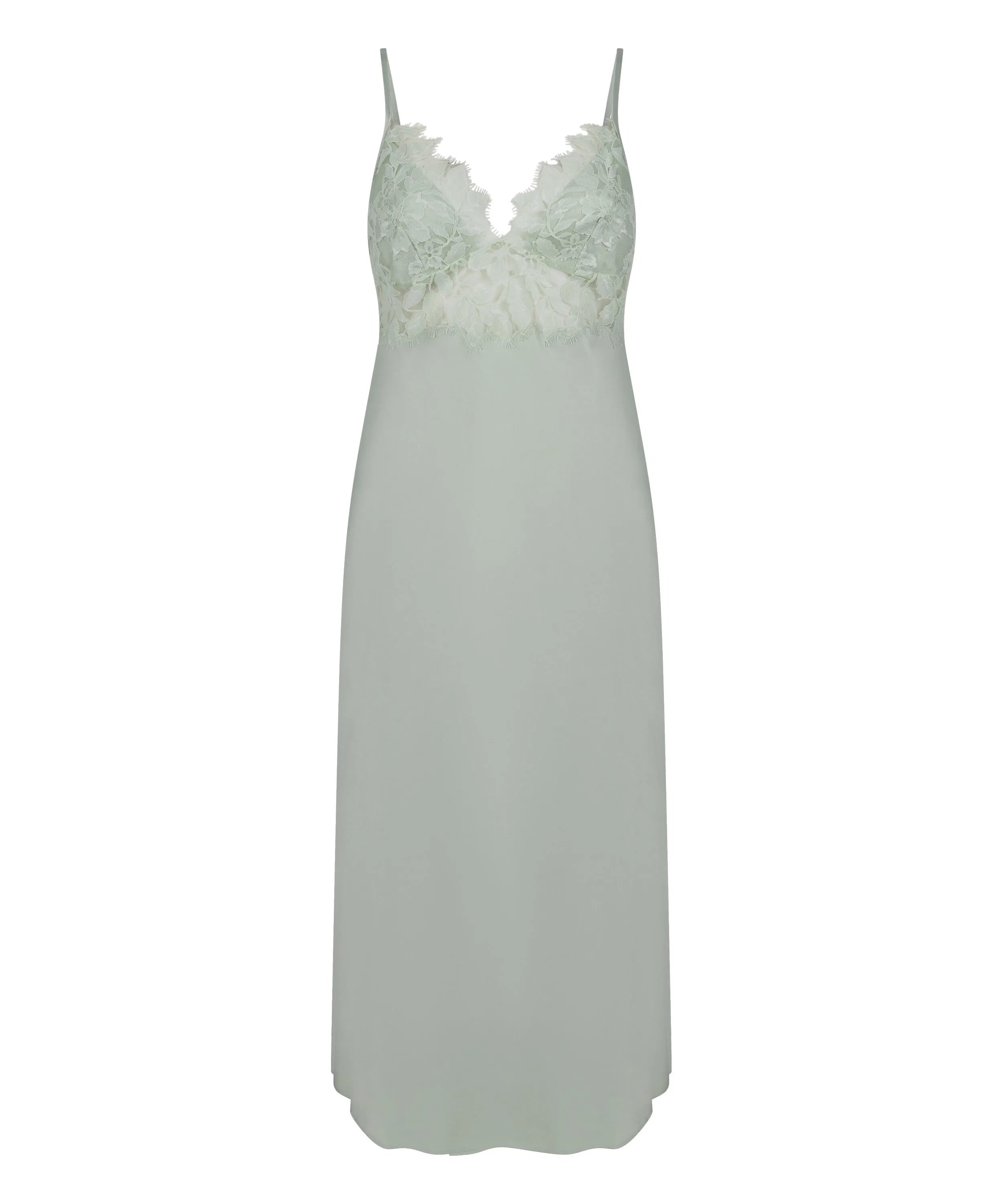 Hunkemoller Green Women Malou Slipdress SKU: 304580_Green Image 04