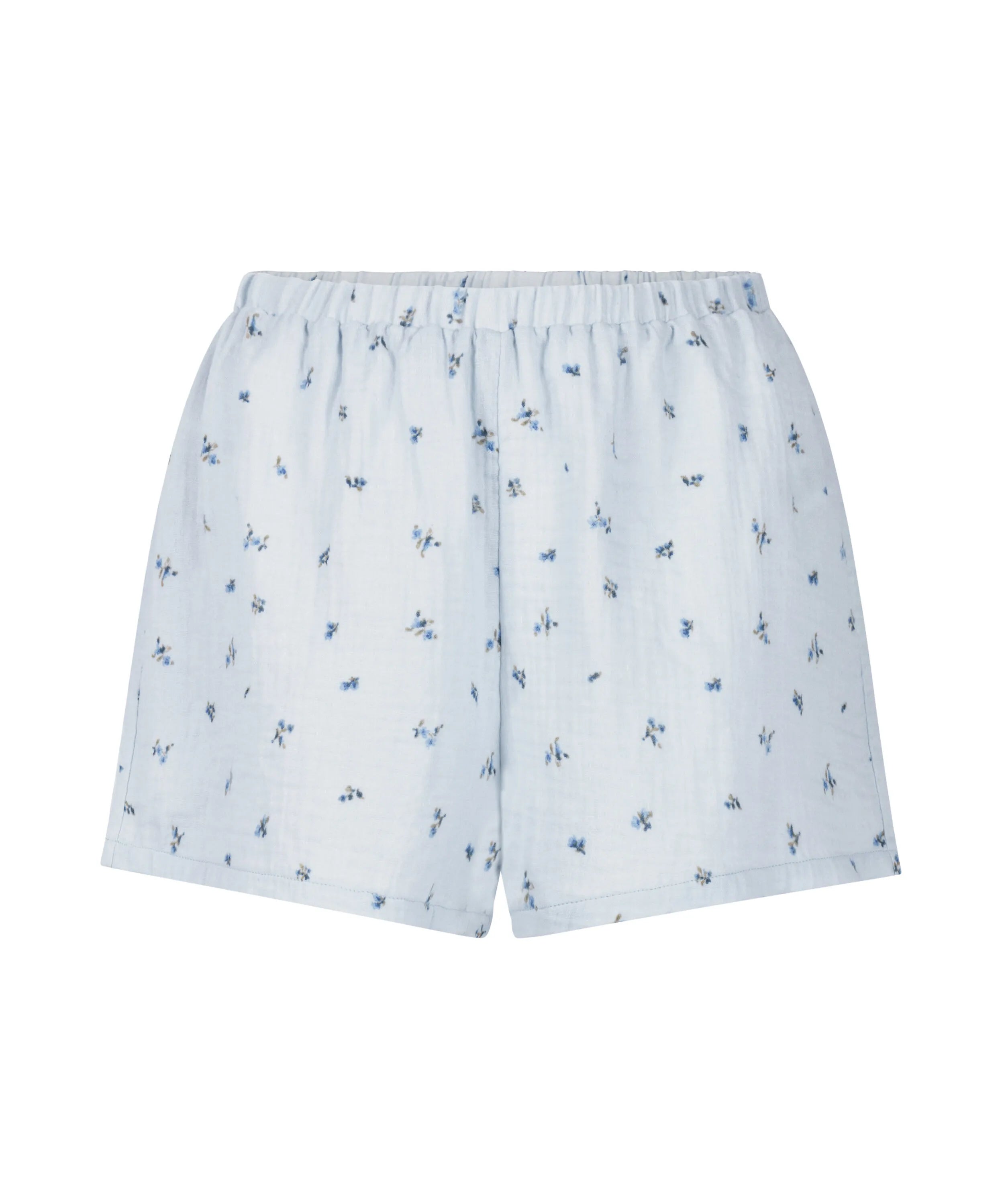 Hunkemoller Blue Women Muslin Short SKU: 304589_Blue Image 04