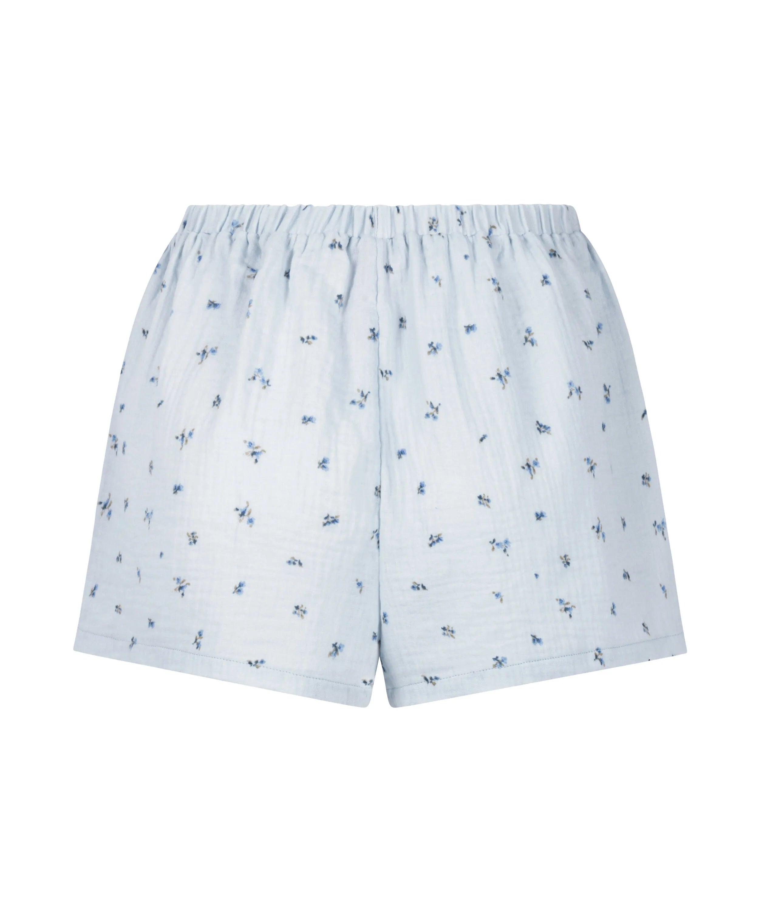Hunkemoller Blue Women Muslin Short SKU: 304589_Blue Image 05