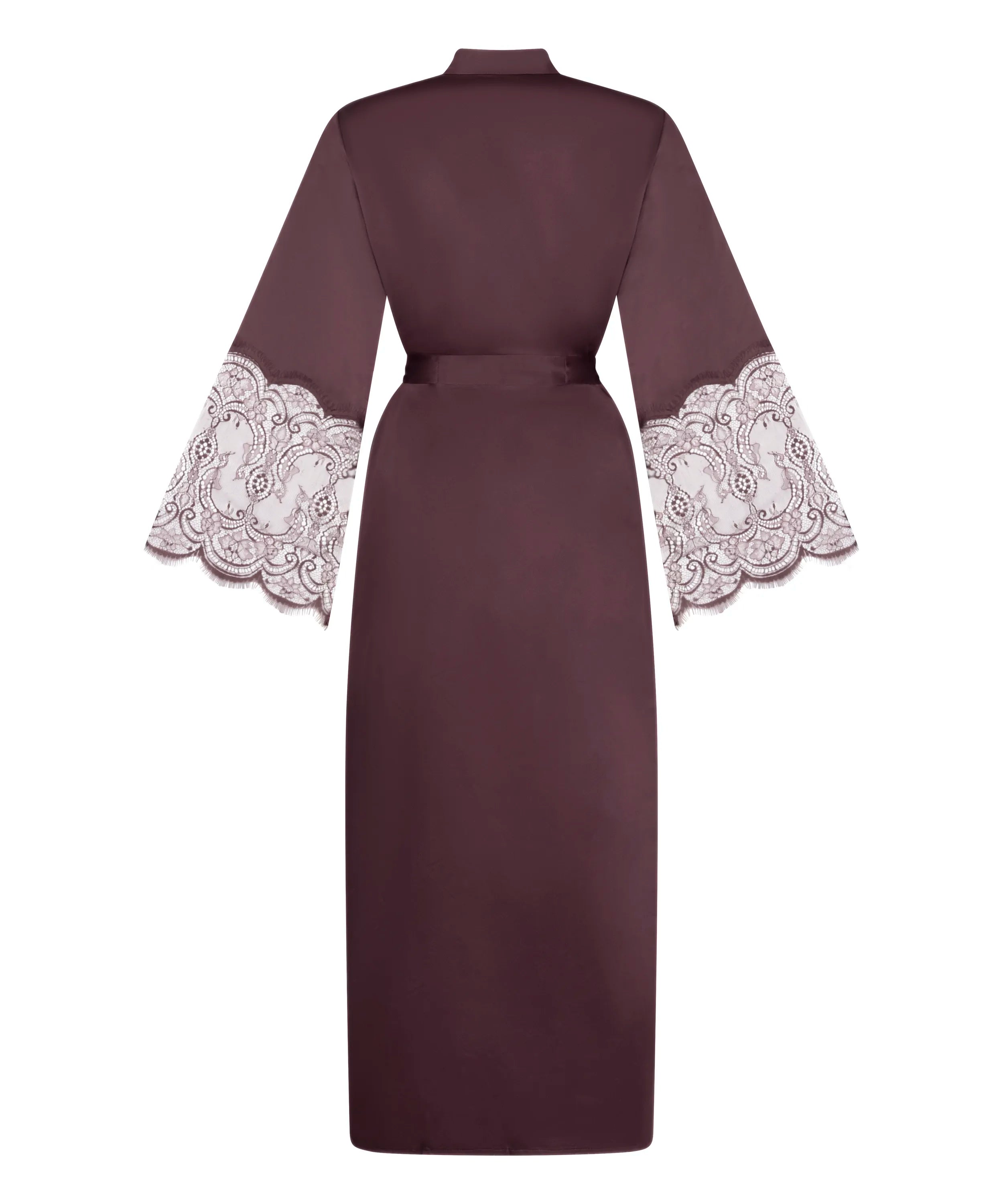 Hunkemoller Ephemera Women Kimono Long Satin Lace SKU: 304605_Ephemera Image 05