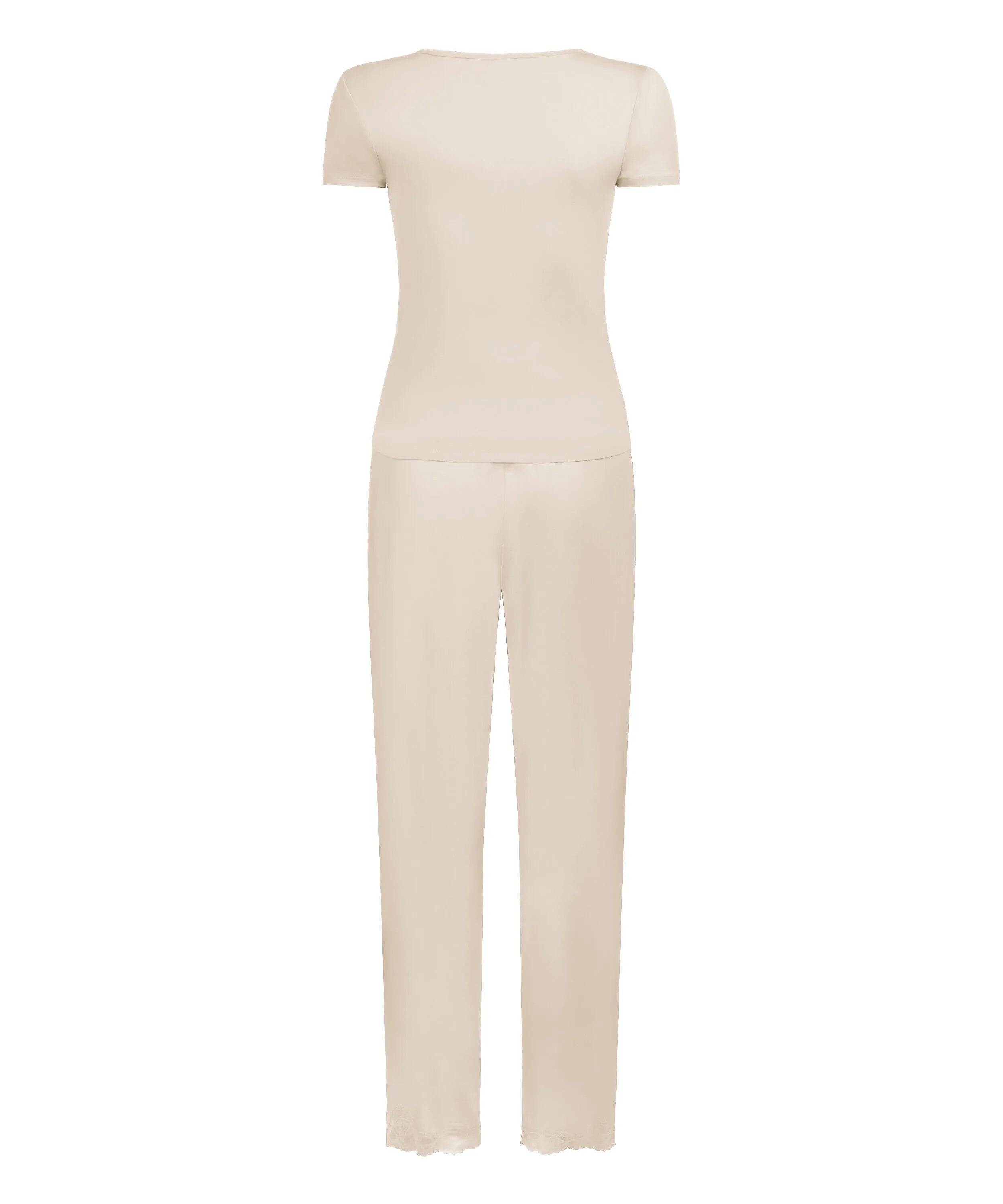 Hunkemoller White Women Nana Pyjama Set SKU: 304643_White Image 05