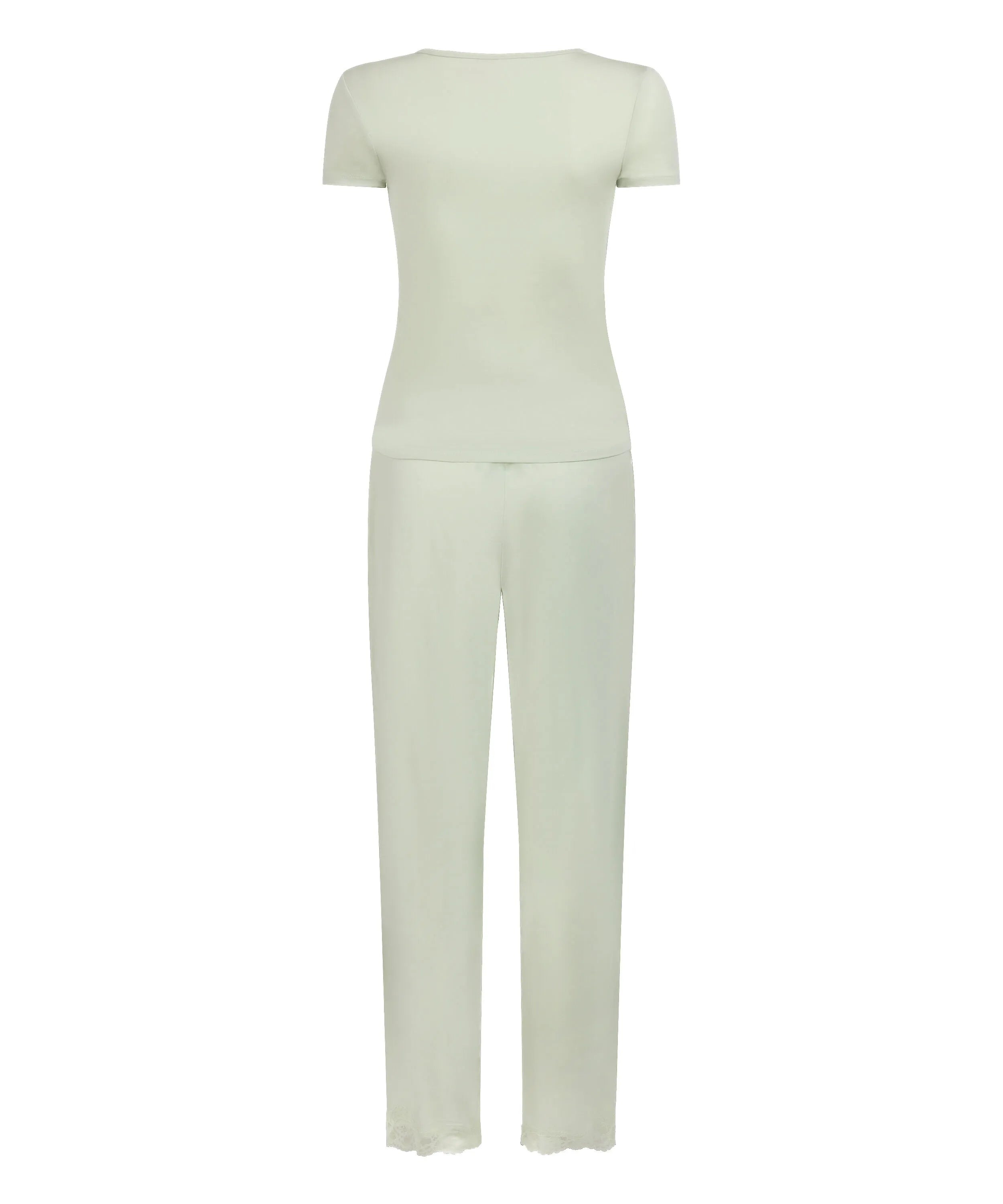 Hunkemoller Green Women Nana Pyjama Set SKU: 304645_Green Image 05