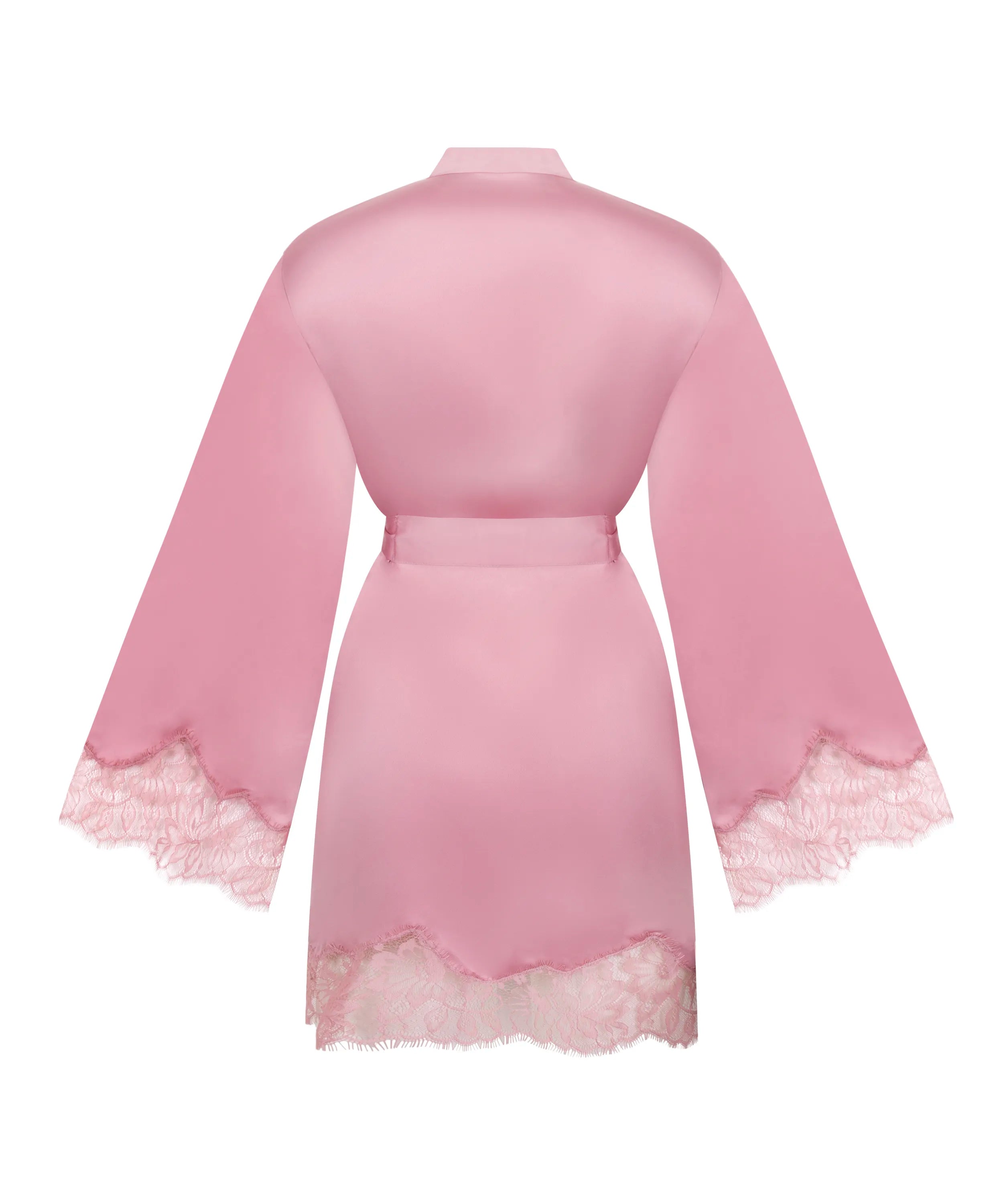 Hunkemoller Lilas Women Valerie Kimono Satin SKU: 304647_Lilas Image 05
