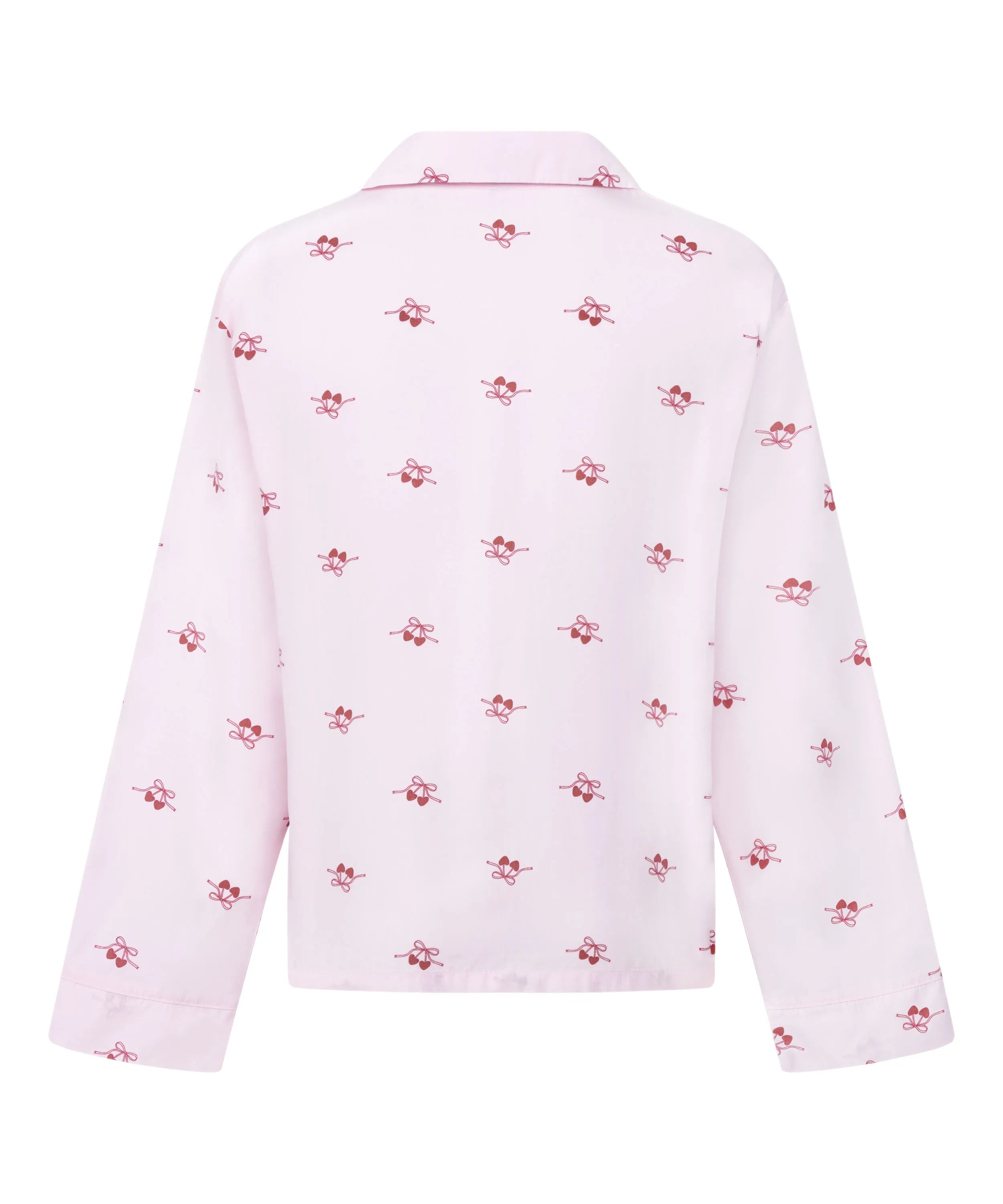 Hunkemoller Pink Women Cherry Woven Jacket SKU: 304648_Pink Image 06