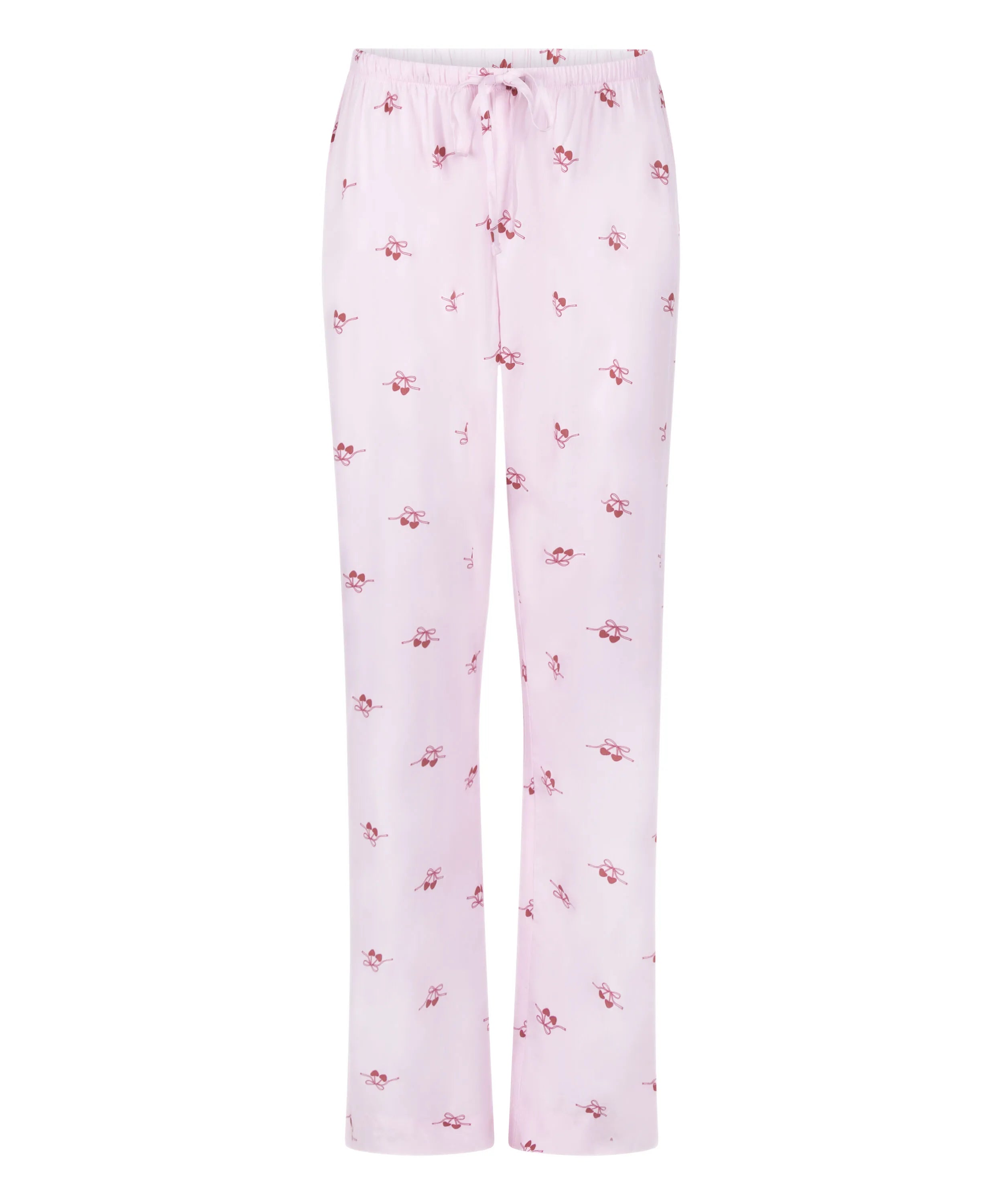 Hunkemoller Pink Women Cherry Woven Pant SKU: 304649_Pink Image 04
