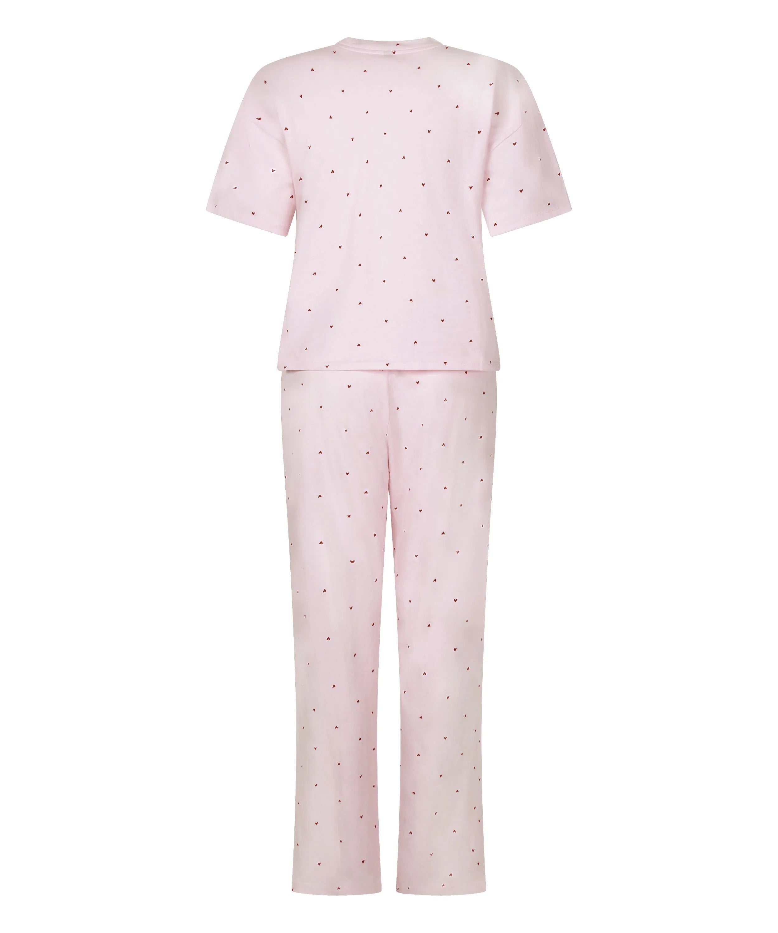 Hunkemoller Pink Women Pyjama Set Cotton Print SKU: 304651_Pink Image 05
