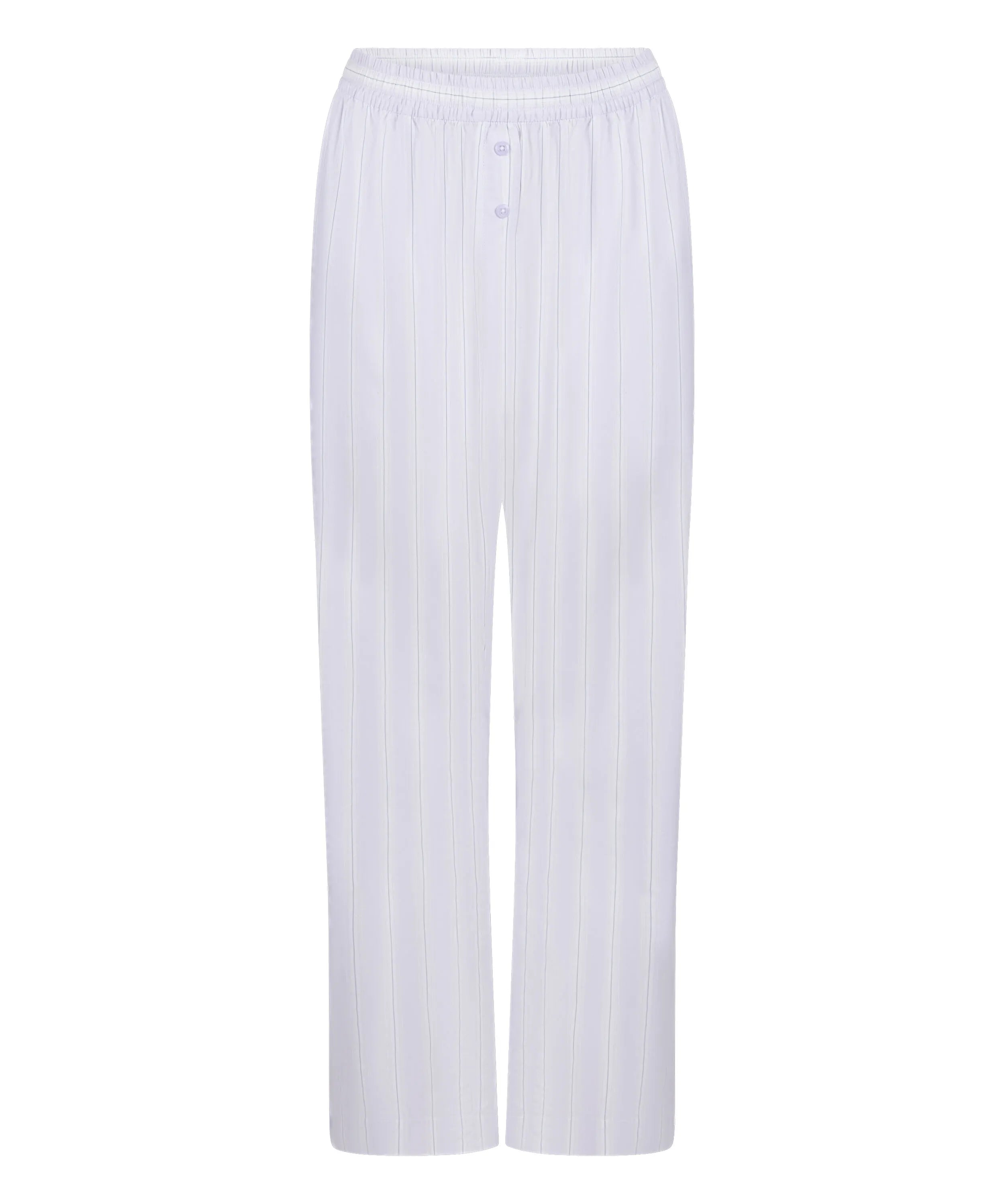 Hunkemoller Purple Women Stripe Cotton Woven Pant SKU: 304654_Purple Image 04