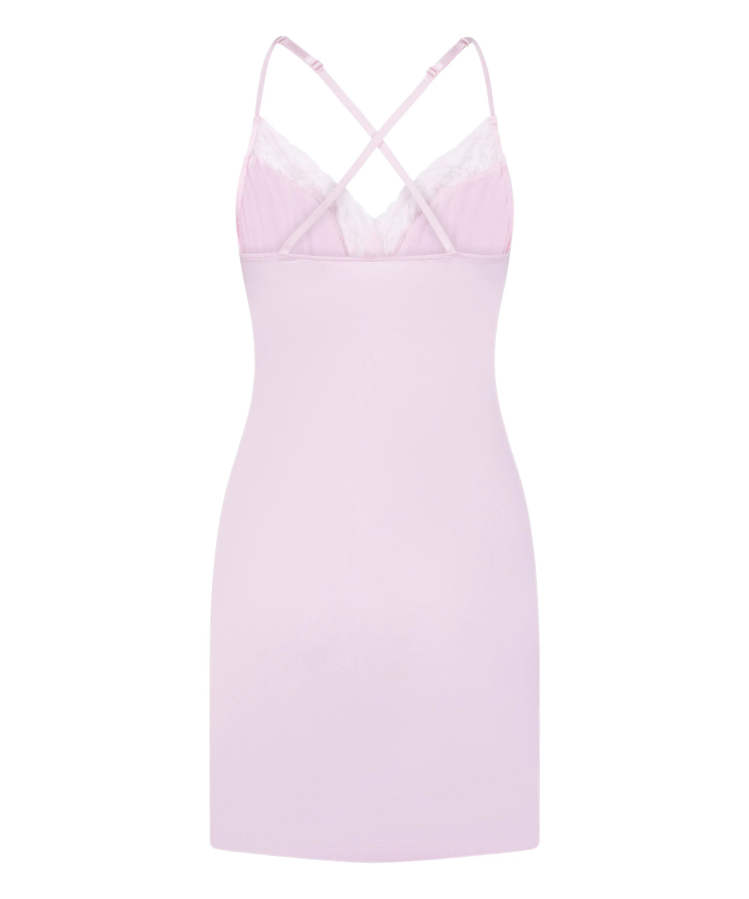 Hunkemoller Pink Women Jersey Slipdress SKU: 304685_Pink Image 05