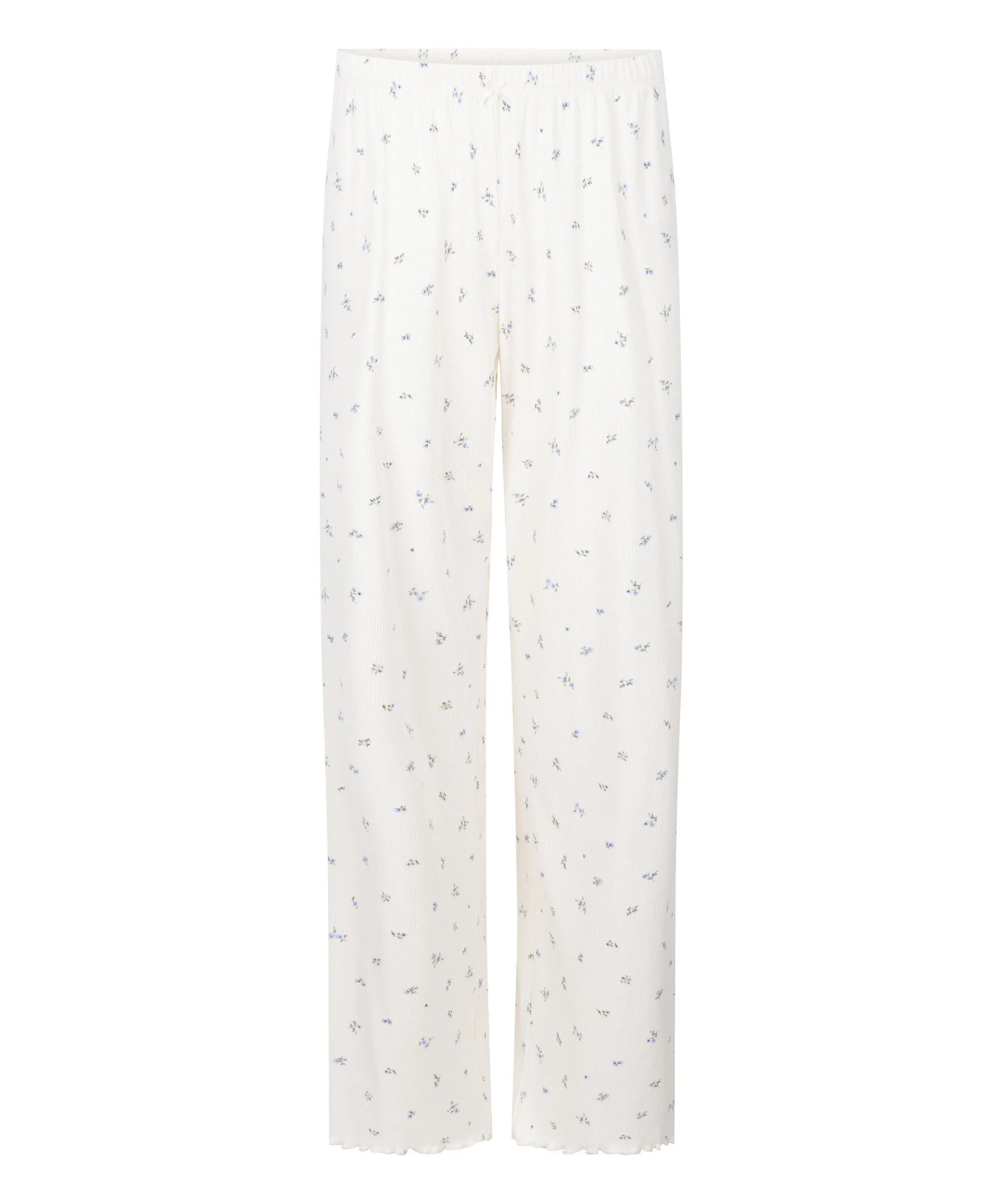 Hunkemoller White Women Daisy Pyjama Pant SKU: 304689_White Image 04