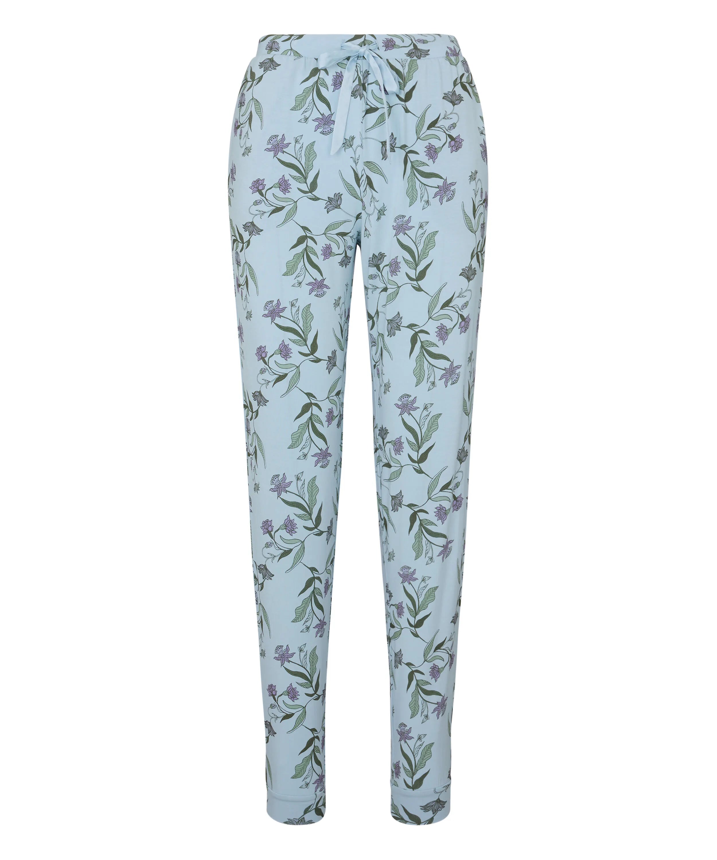 Hunkemoller Blue Women Jersey Pyjama Pants SKU: 304691_Blue Image 04