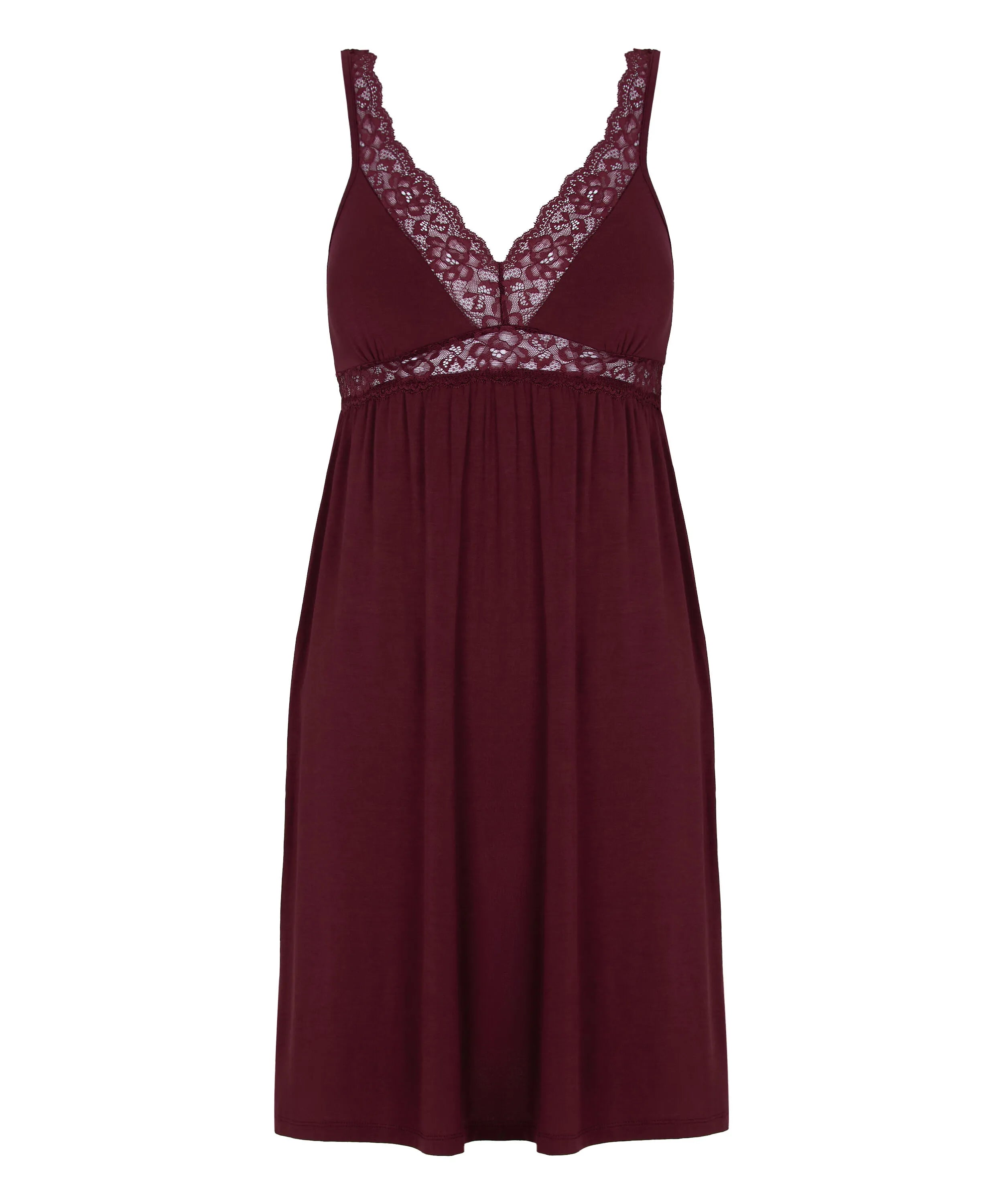 Hunkemoller Purple Women Jersey Slipdress SKU: 304721_Purple Image 04