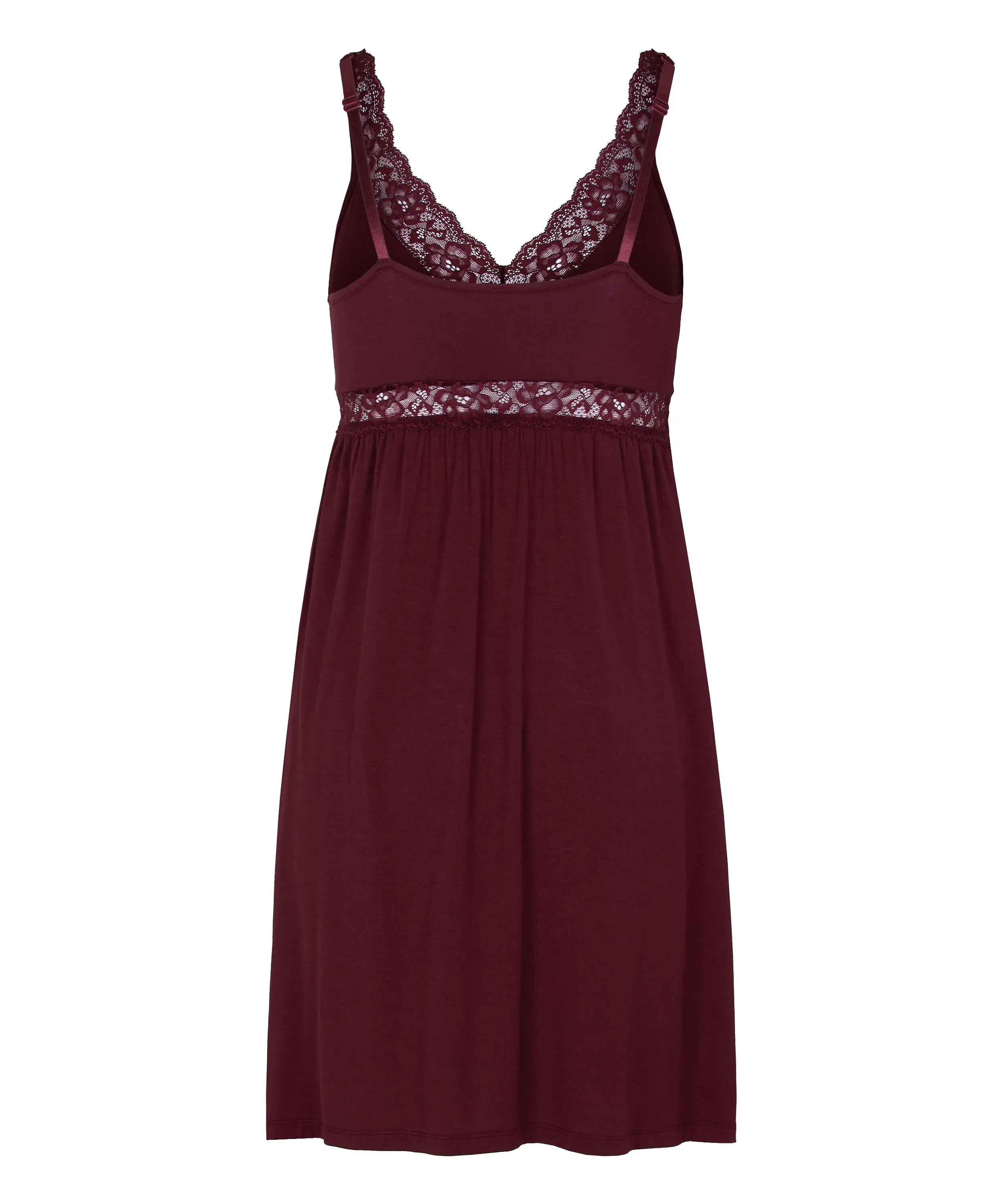 Hunkemoller Purple Women Jersey Slipdress SKU: 304721_Purple Image 05