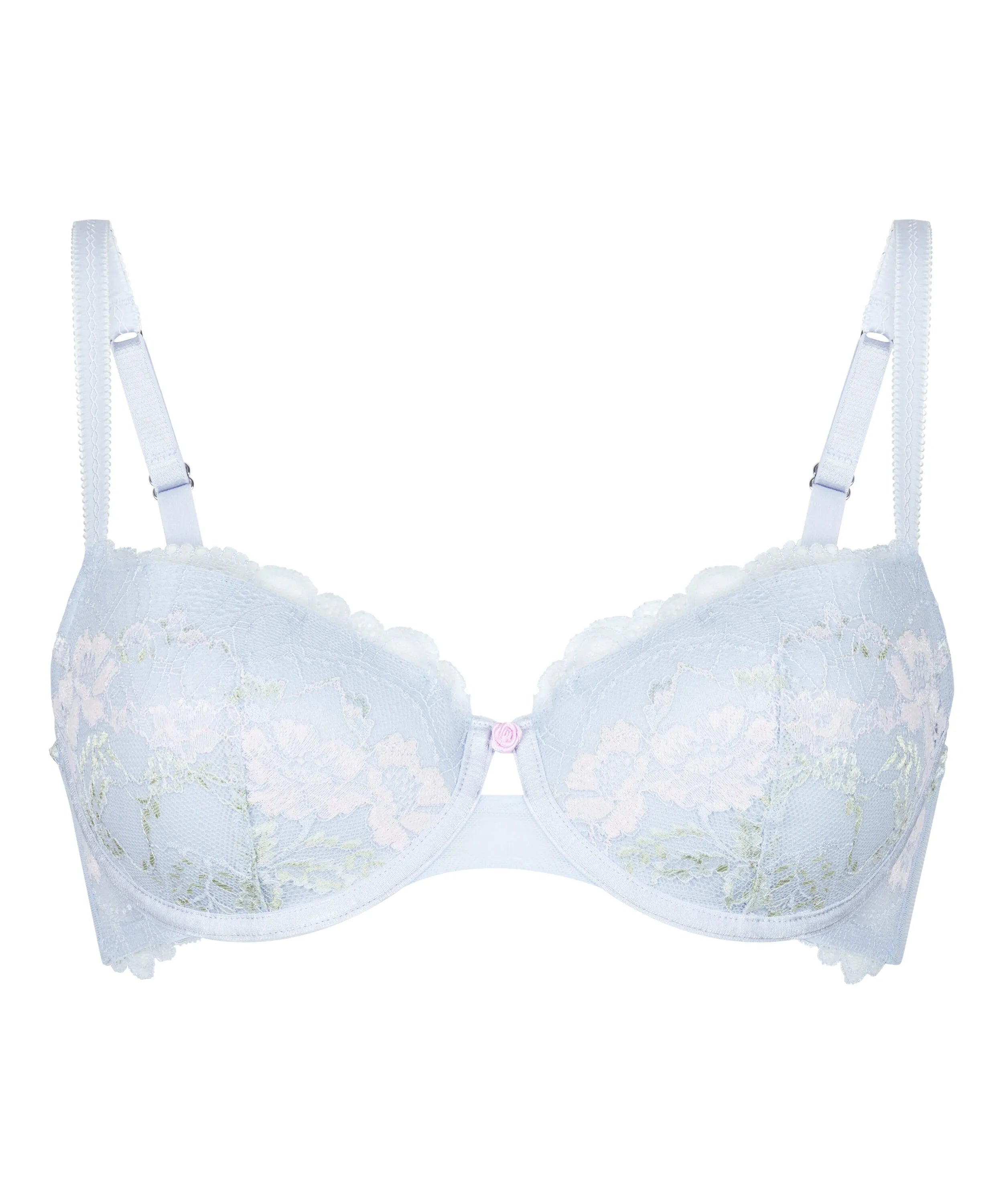 Hunkemoller Blue Women Miri Padded Underwired Bra SKU: 304731_Blue Image 05