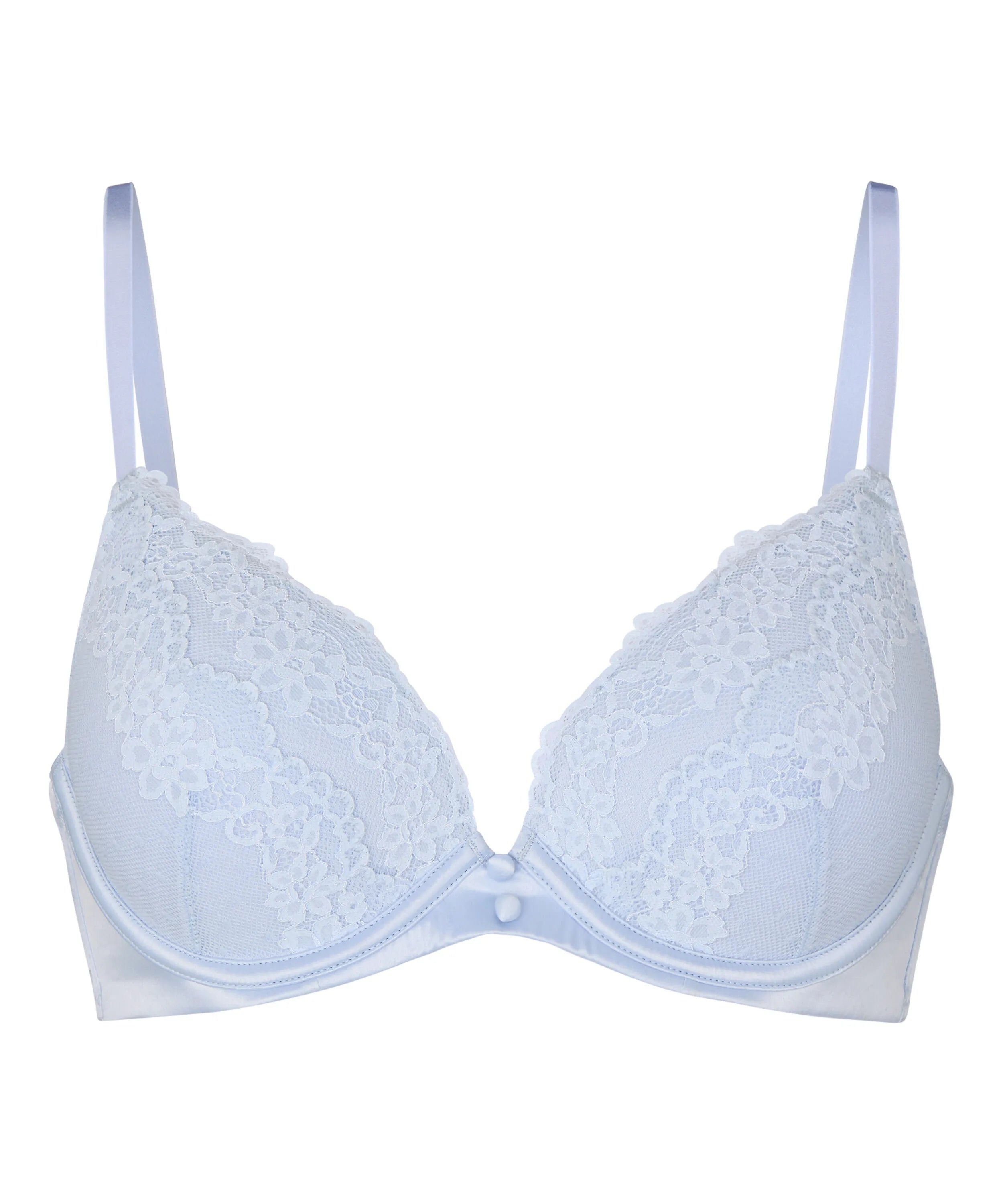 Hunkemoller Blue Women Laila Push-Up Bra SKU: 304742_Blue Image 05