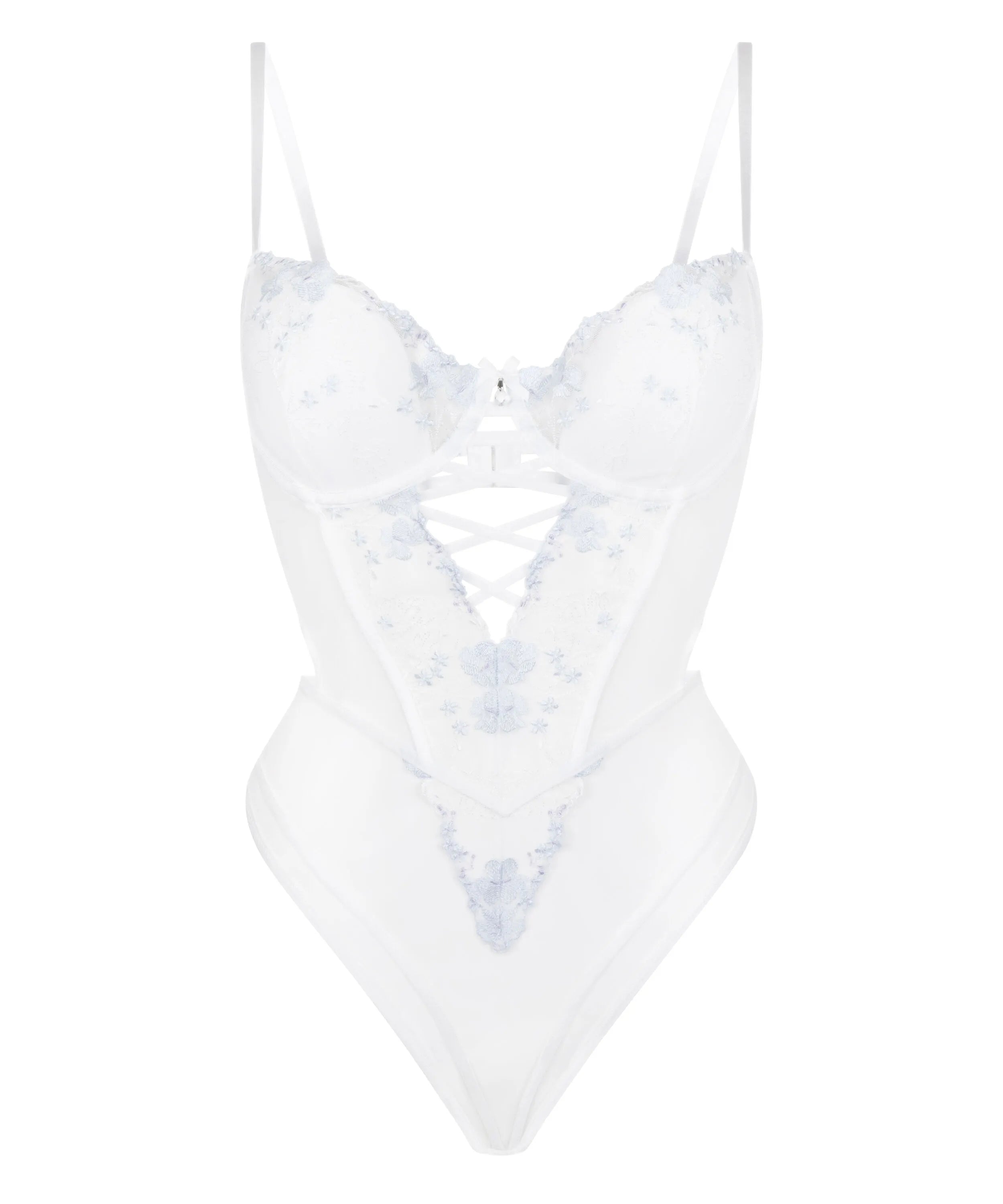 Hunkemoller White Women Peonie Body SKU: 304799_White Image 07