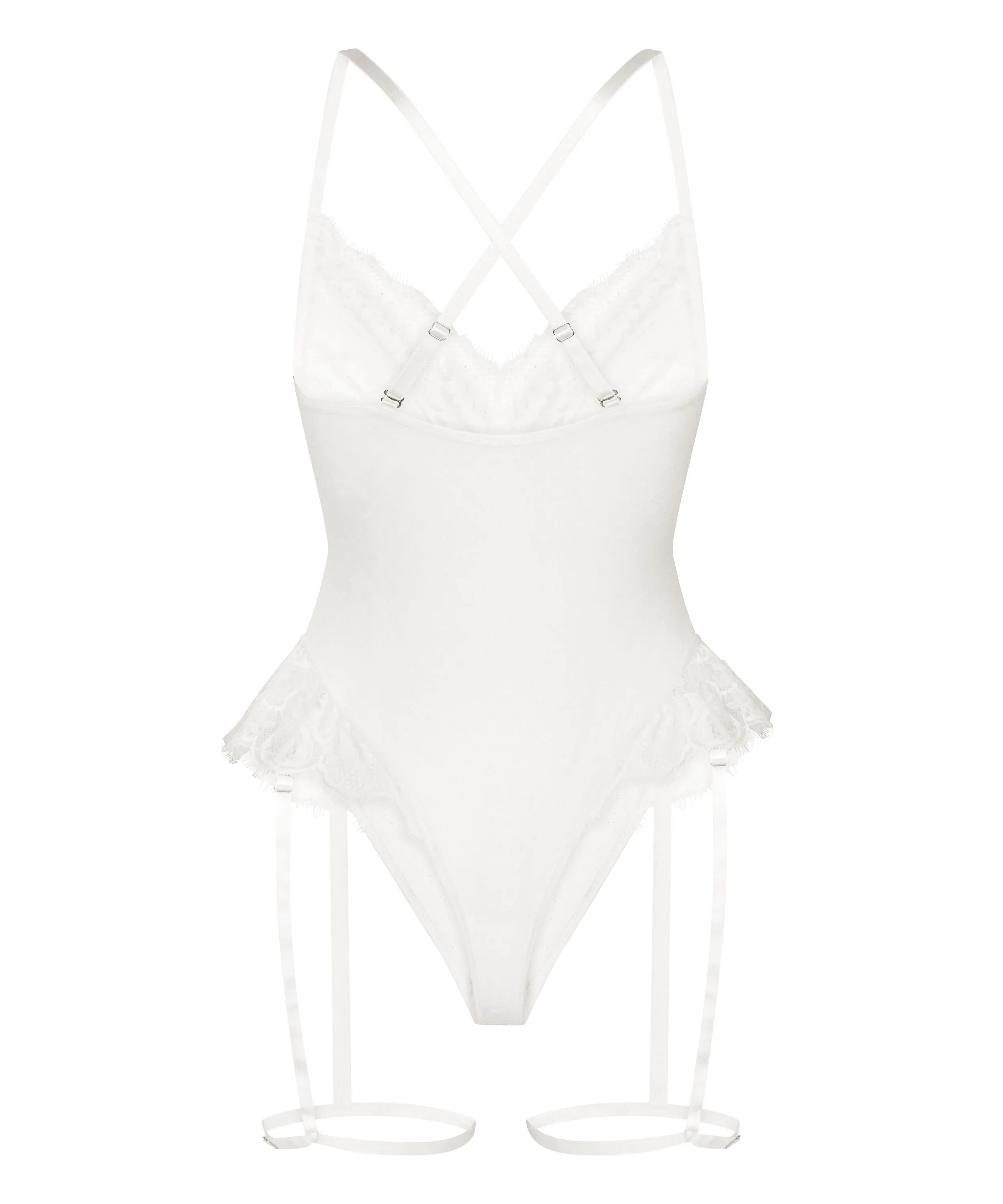 Hunkemoller White Women Prina Body SKU: 304832_White Image 05