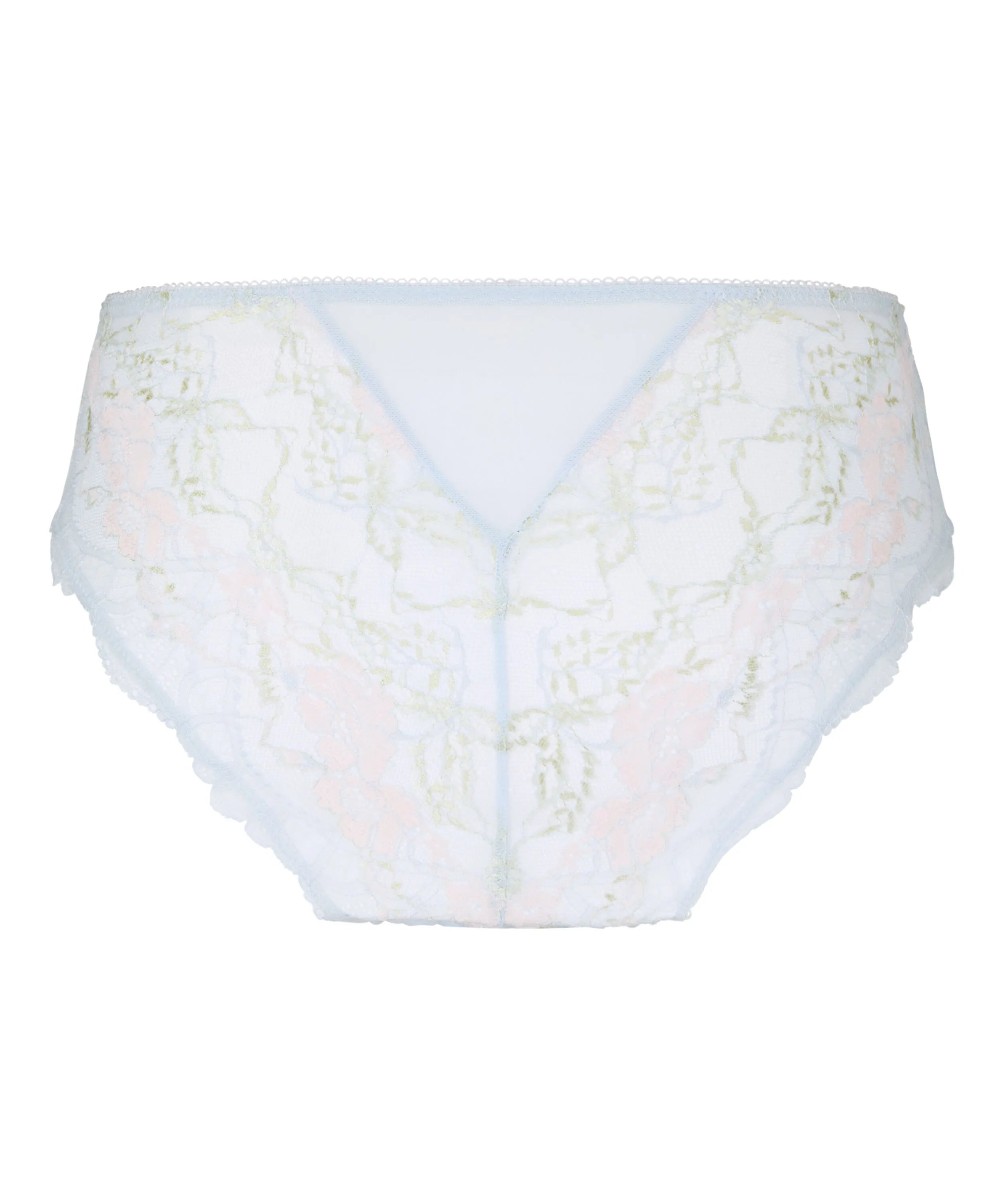 Hunkemoller Blue Women Miri High Waisted Brazilian SKU: 304863_Blue Image 05