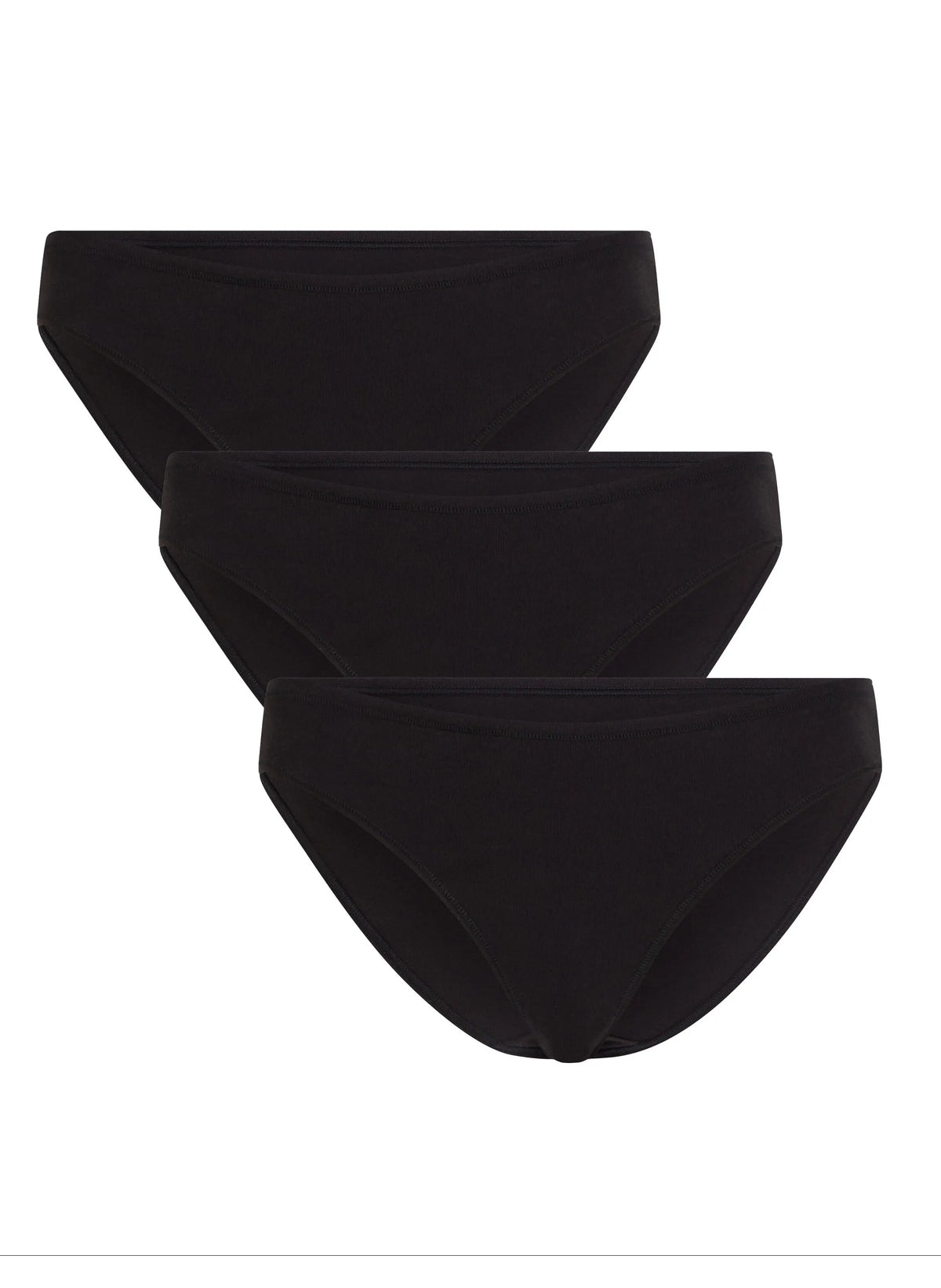 Hunkemoller Caviar Women 3-Pack Brazilian Kira SKU: 304911_Caviar Image 04