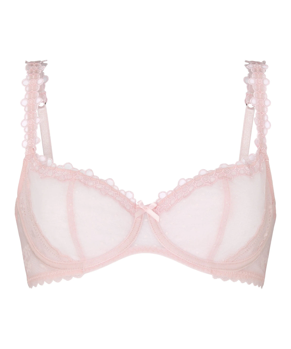 Hunkemoller Pink Lady Women Non-Padded Underwired Bra Eleanora in Different Cup Sizes SKU: 305608_Pink Lady Image 05