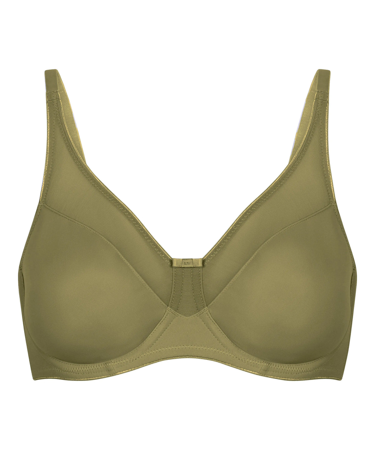 Hunkemoller Four Leaf Clover Women Nina Non-Padded Underwired Minimizer Bra in Different Cup Sizes SKU: 305703_Four Leaf Clover Image 05
