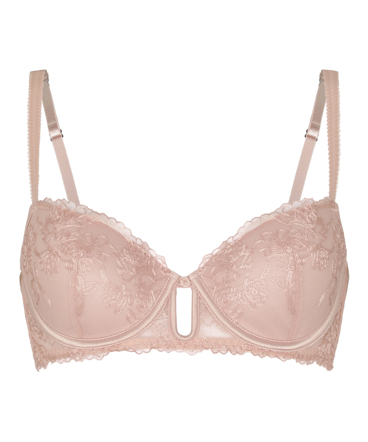 Hunkemoller Peach Whip Women Padded Underwired Bra Nola in Different Cup Sizes SKU: 305711_Peach Whip Image 05