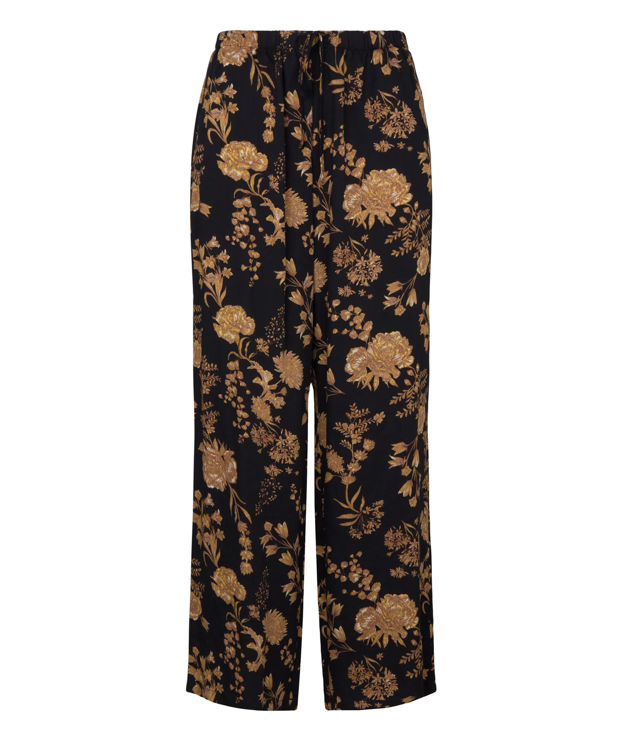 Hunkemoller Caviar Women Pants Woven Print SKU: 306131_Caviar Image 04