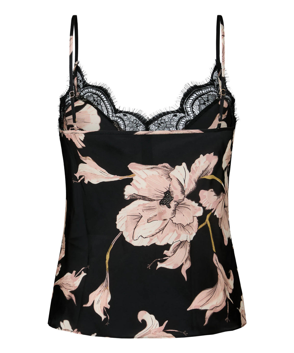 Hunkemoller Caviar Women Cami Flower SKU: 306186_Caviar Image 06